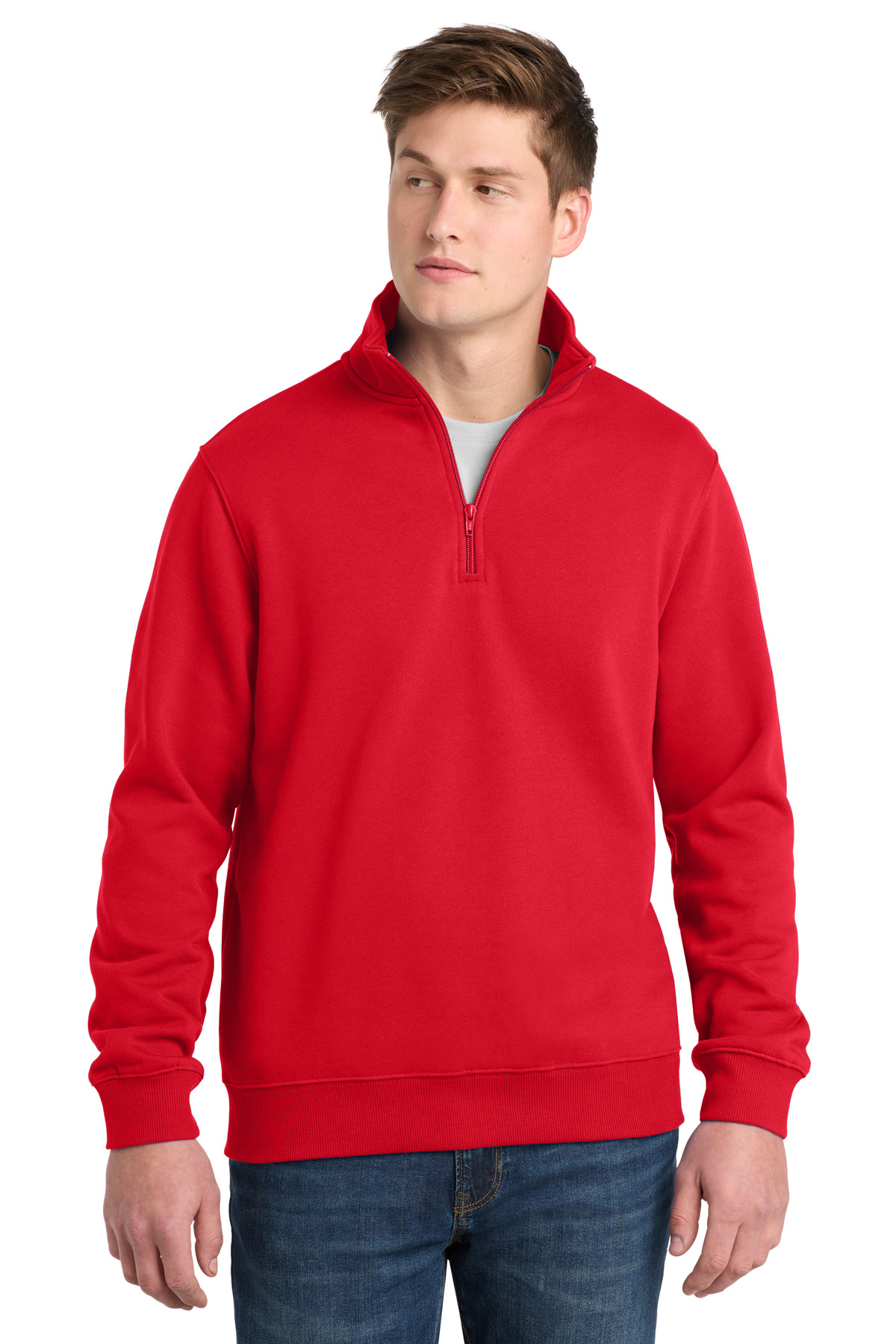 Sport-Tek 1/4-Zip Sweatshirt. ST253, custom hoodie or sweatshirt with logo imprint 61