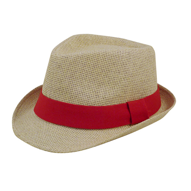 Nature Straw Fedora Hat 12