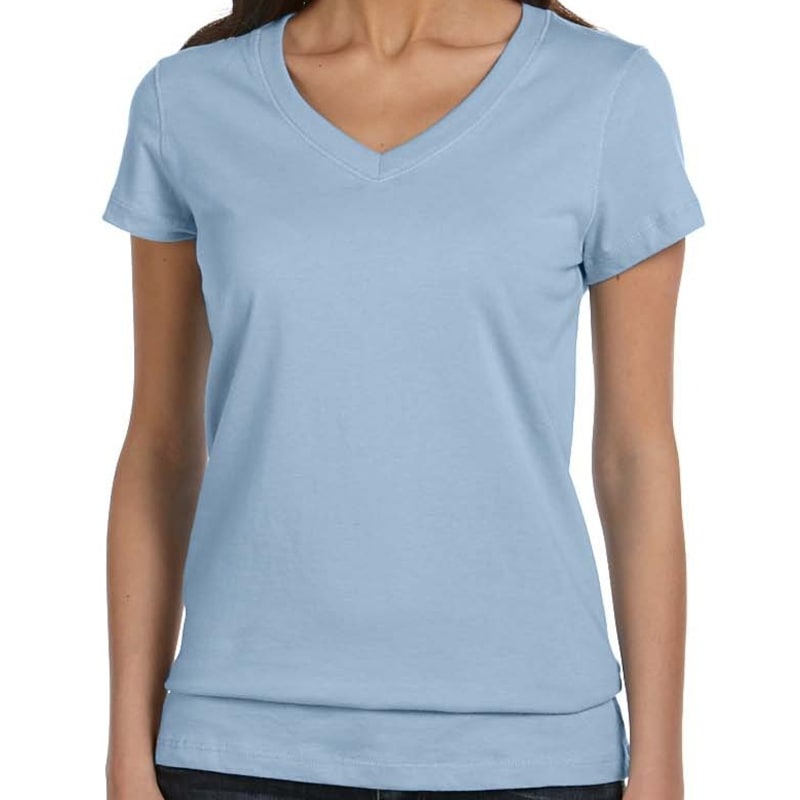 Bella Ladies Jersey Short-Sleeve V-Neck T-Shirt 12