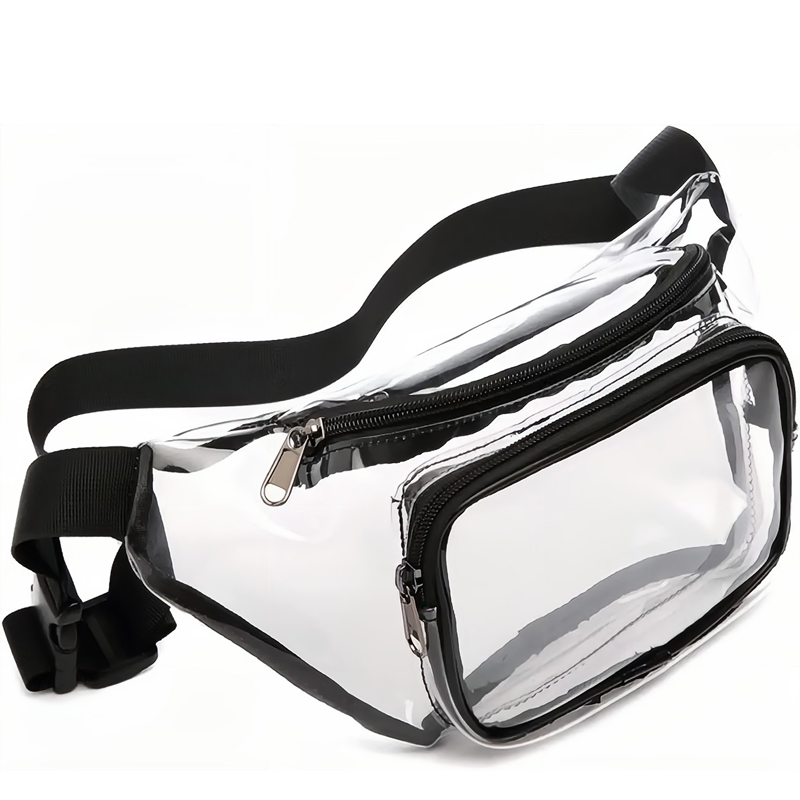 Zippered Clear Fanny Pack 4