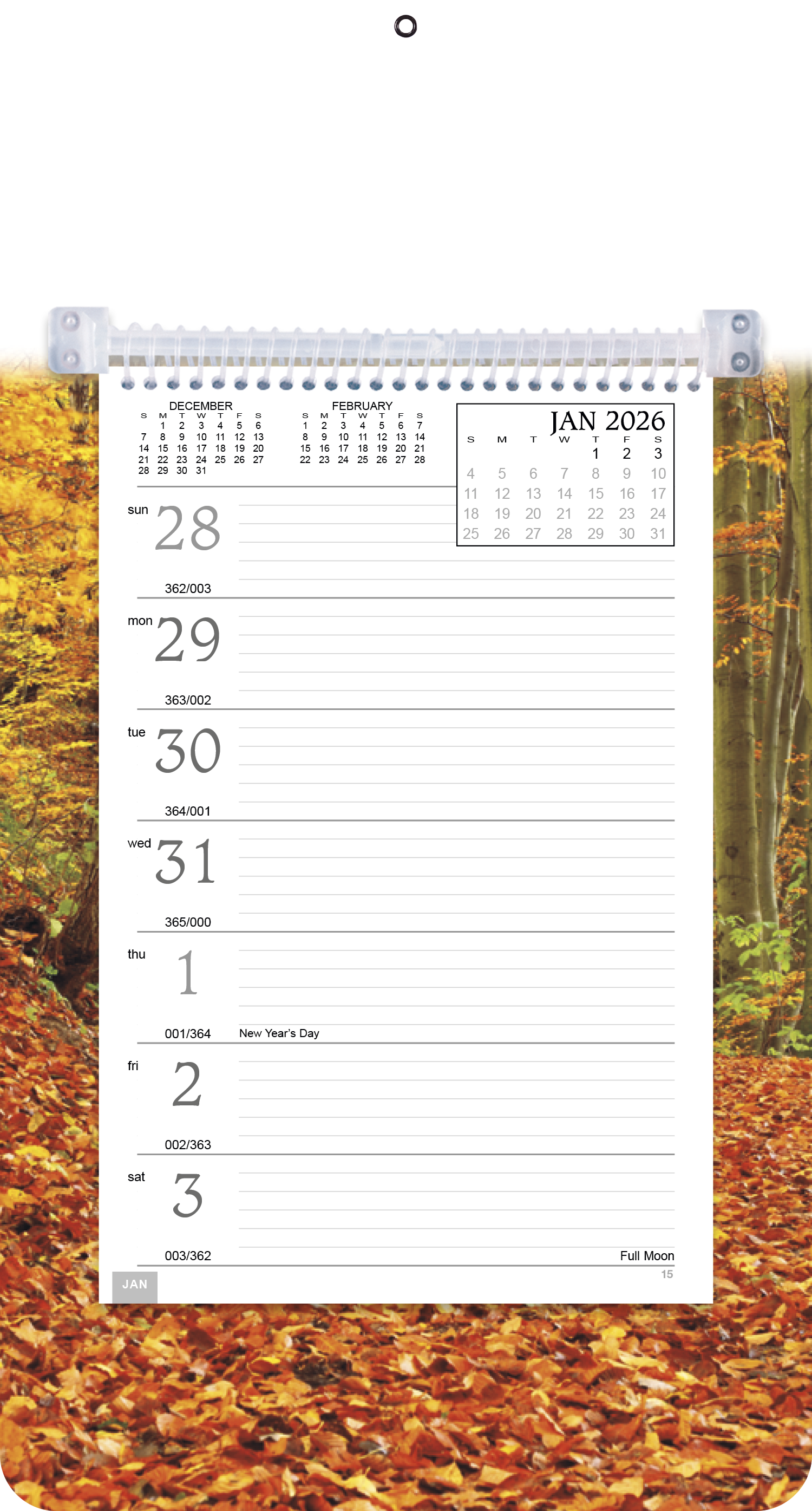 Triumph® Calendars Full-Color Weekly Memo Calendar 7