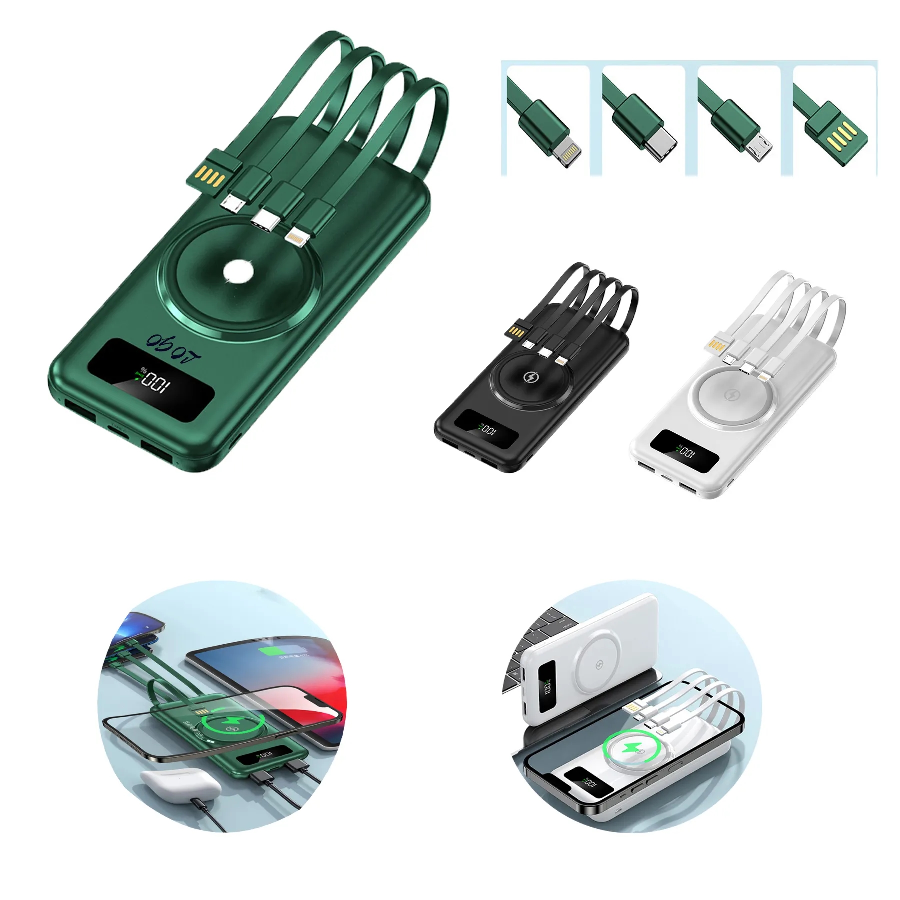 10000 mAh Wireless Power Bank 5