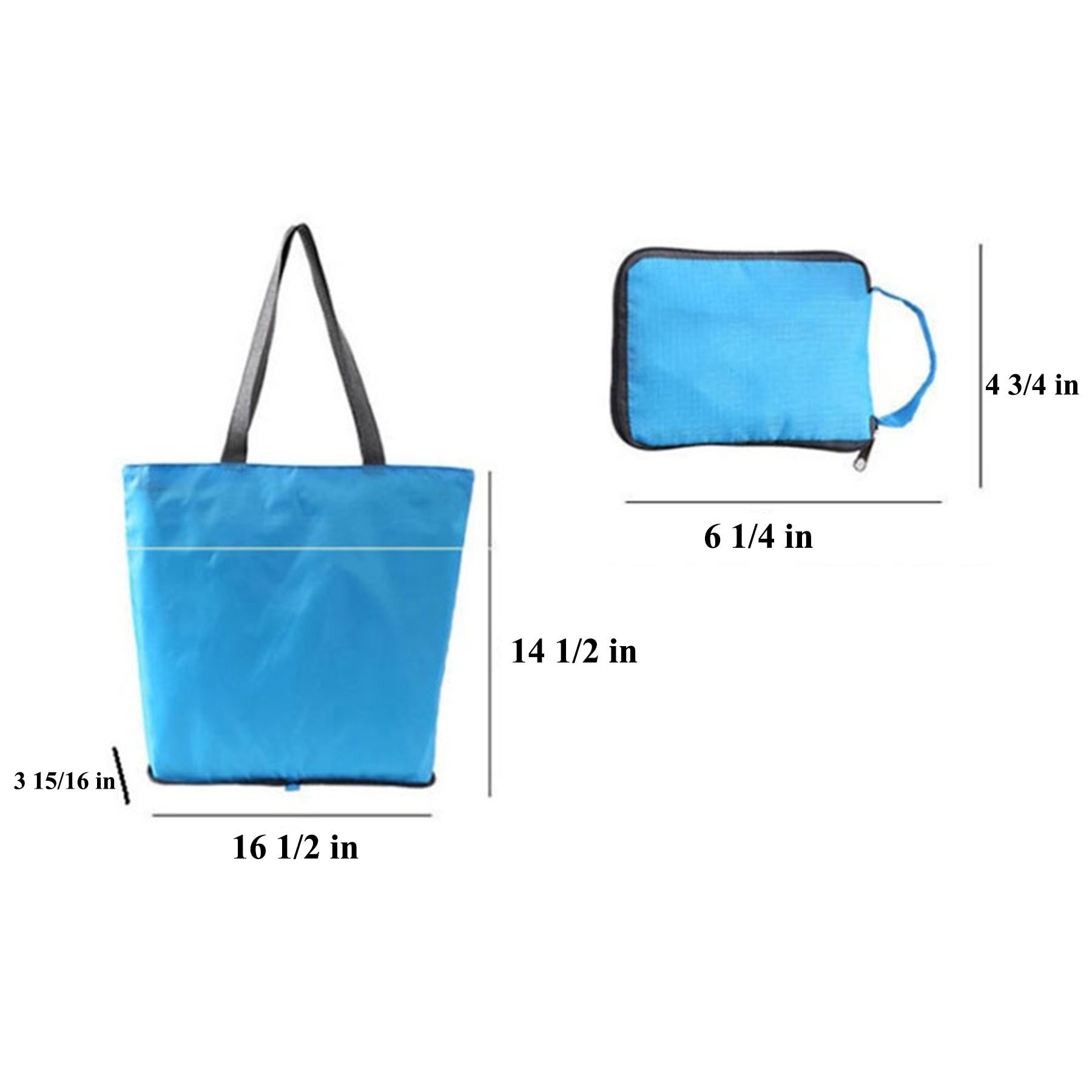 Folding Tote Shopping Bag, custom tote bag with logo imprint 7