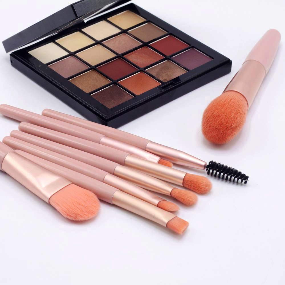 8Pcs Portable Makeup Brush Travel set 5