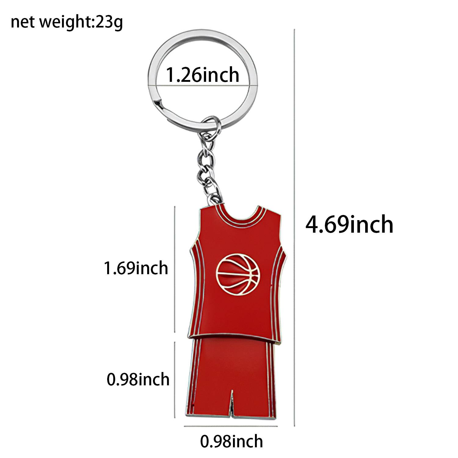 Customers Metal Jersey KeyChain 2