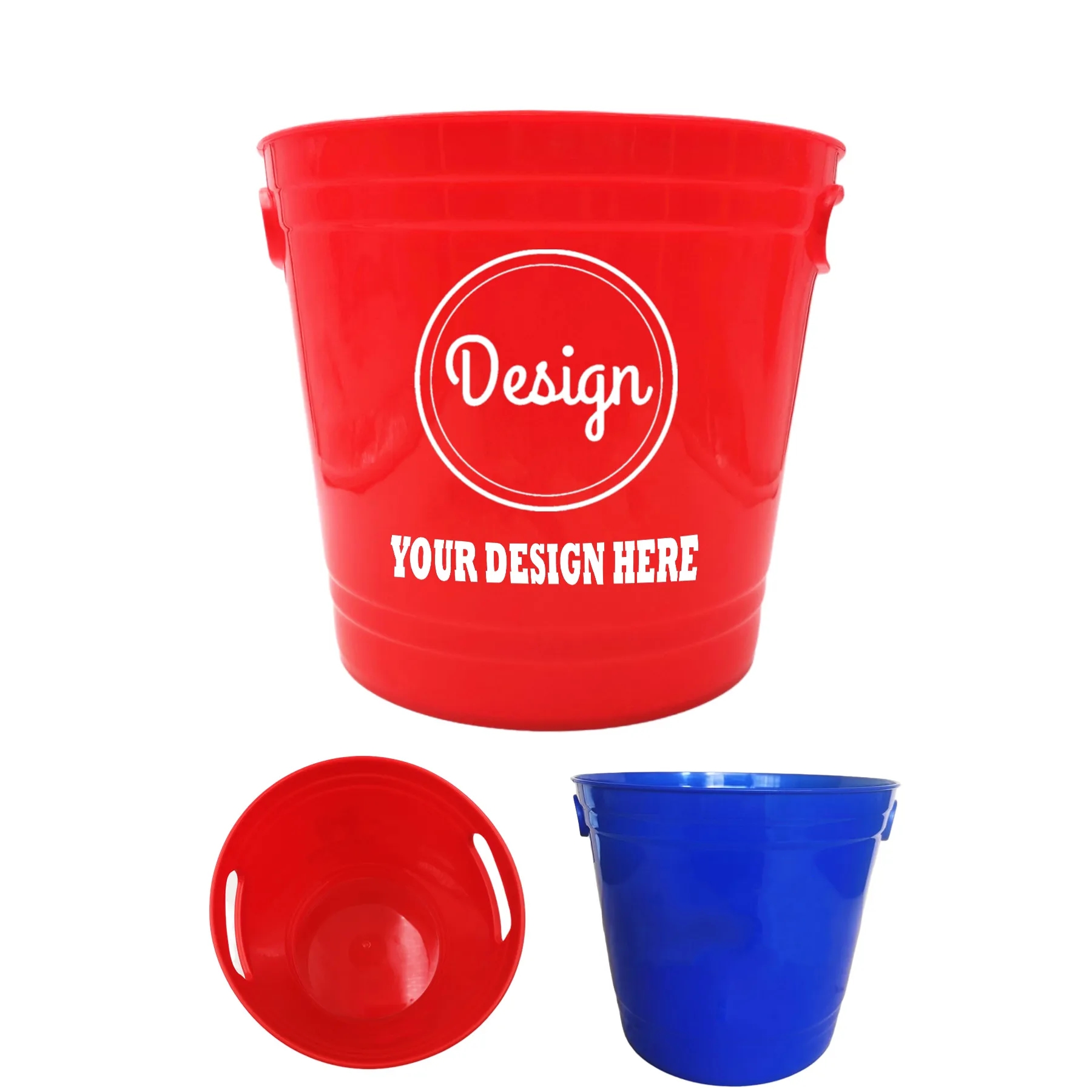 6L Party Ice Bucket with Handles 4