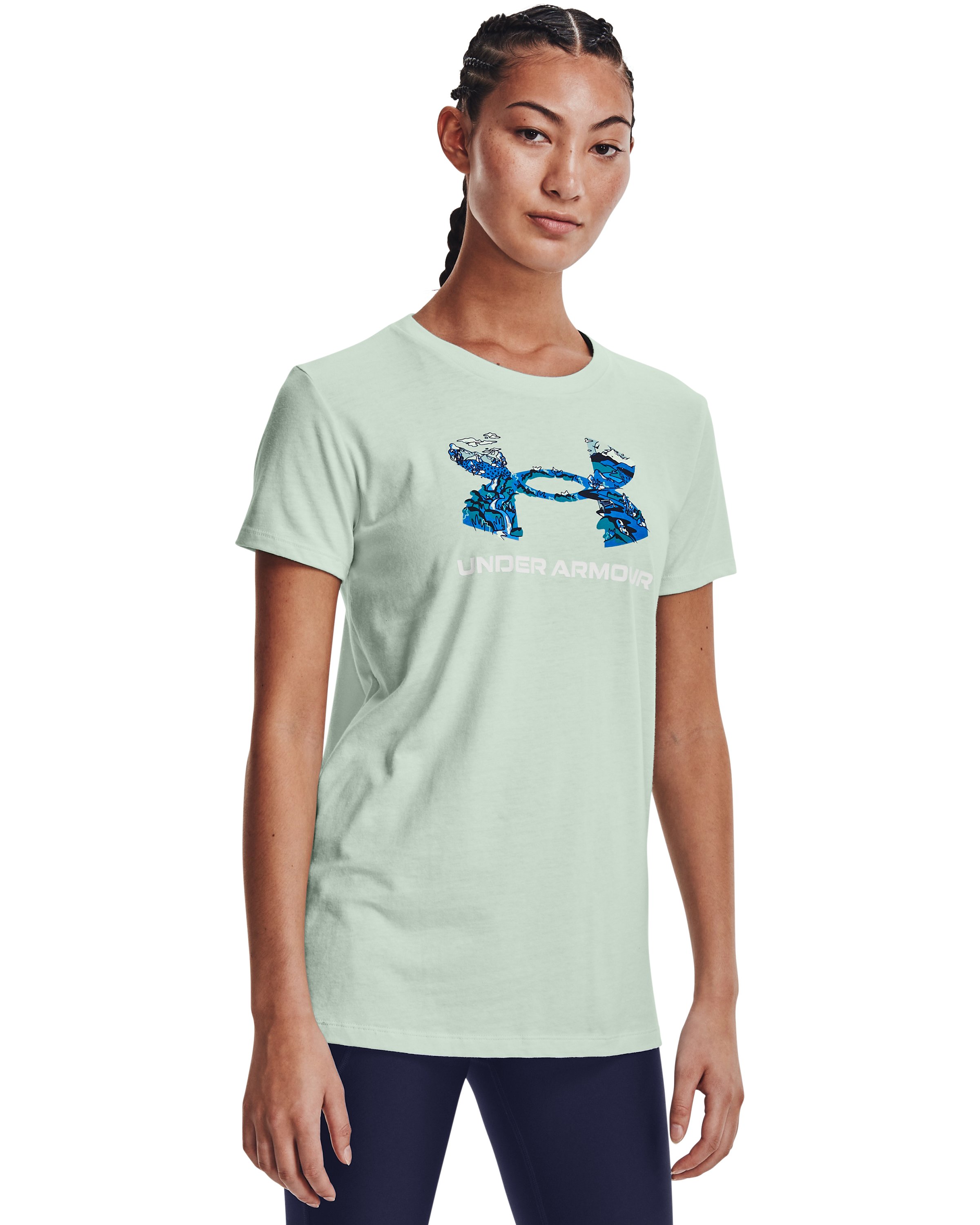 Women's UA Outdoor Illustration Short Sleeve  2