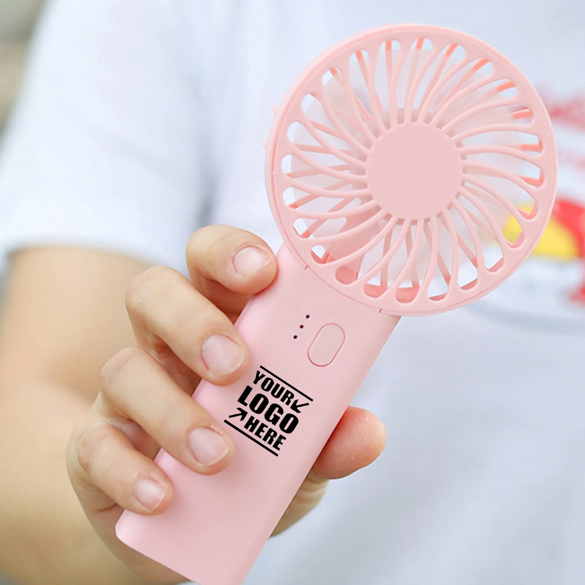 Mini USB Rechargeable Desktop Handheld Fan 3