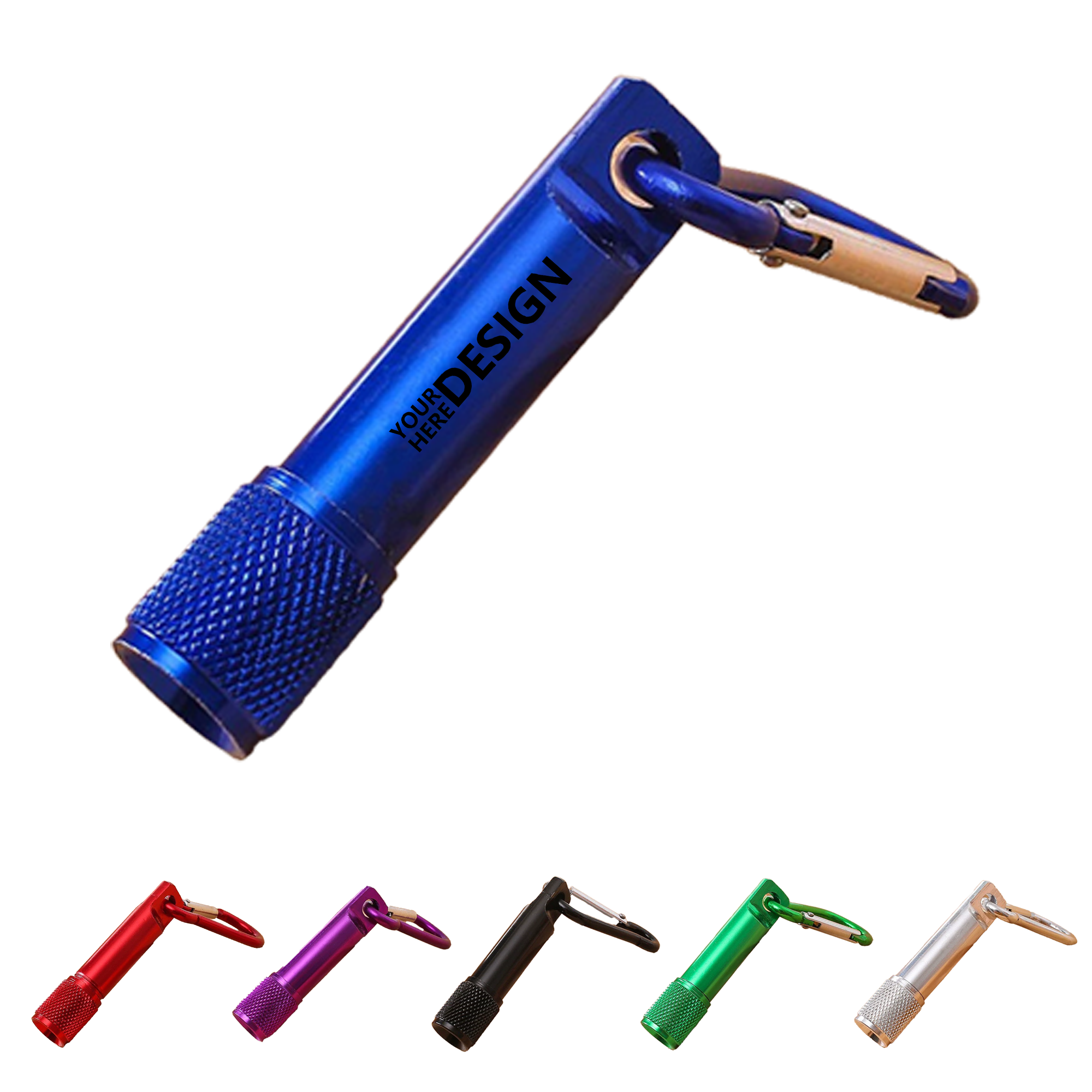 Small High-Lumen LED Flashlight with Aluminum Body 2