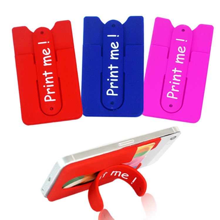 Silicone Mobile Phone Wallet/Holder 7