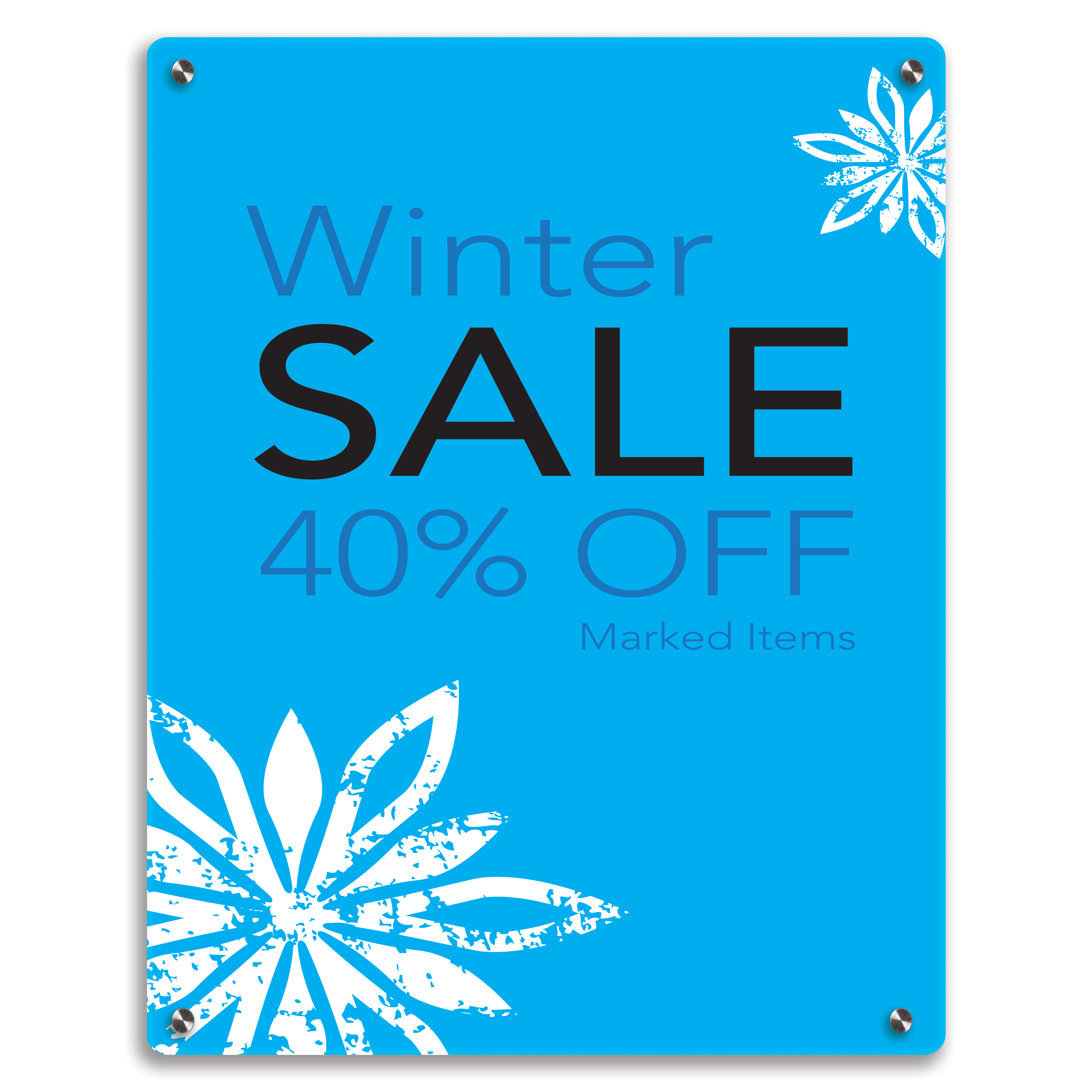 Stand-Off Sign 22x28