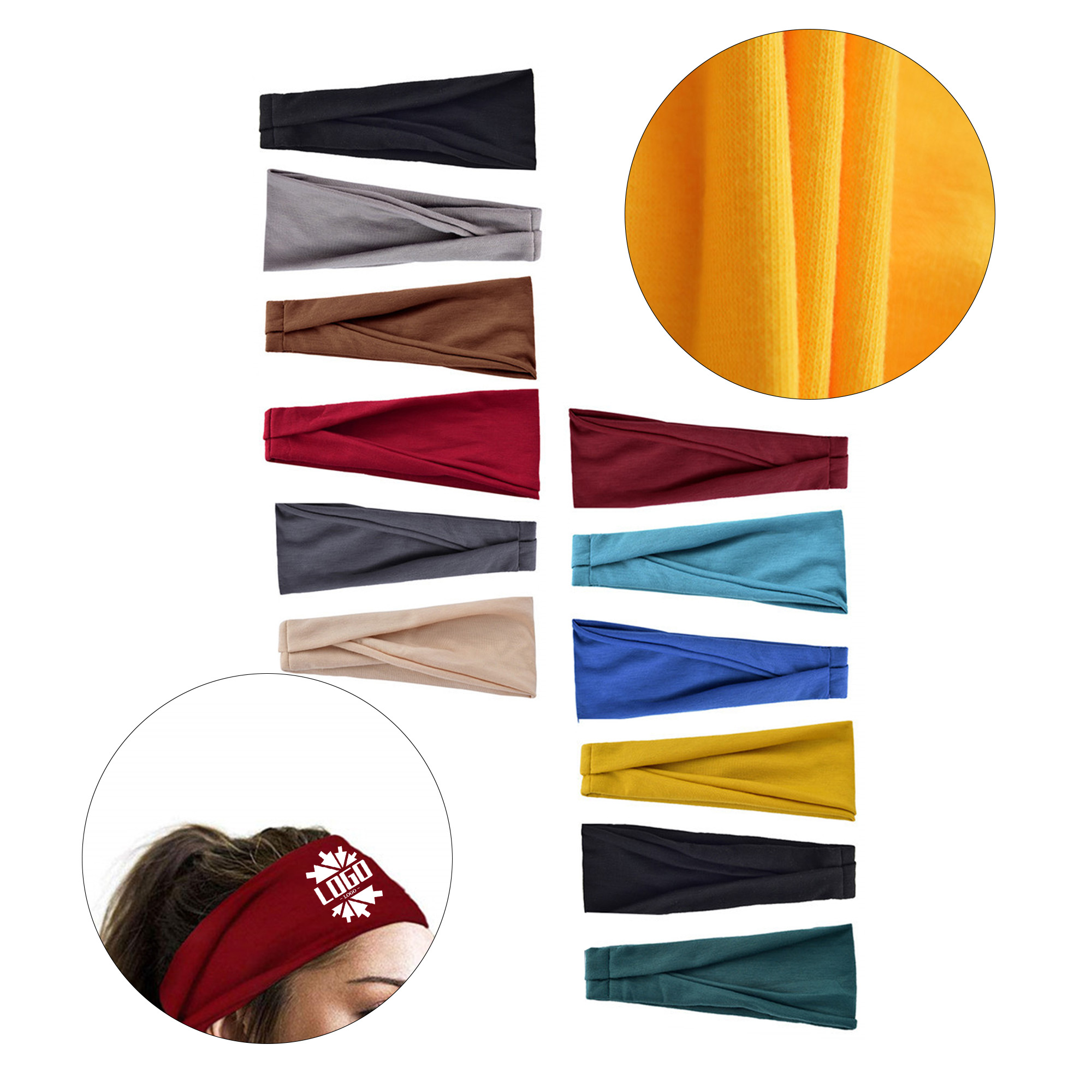 Sweatbands Sports Headband for Men and Women 1