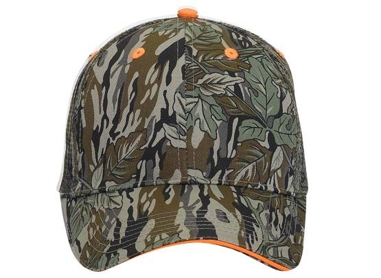 OTTO CAP® Camouflage 6 Panel Low Profile Mesh Back Trucker Hat 27