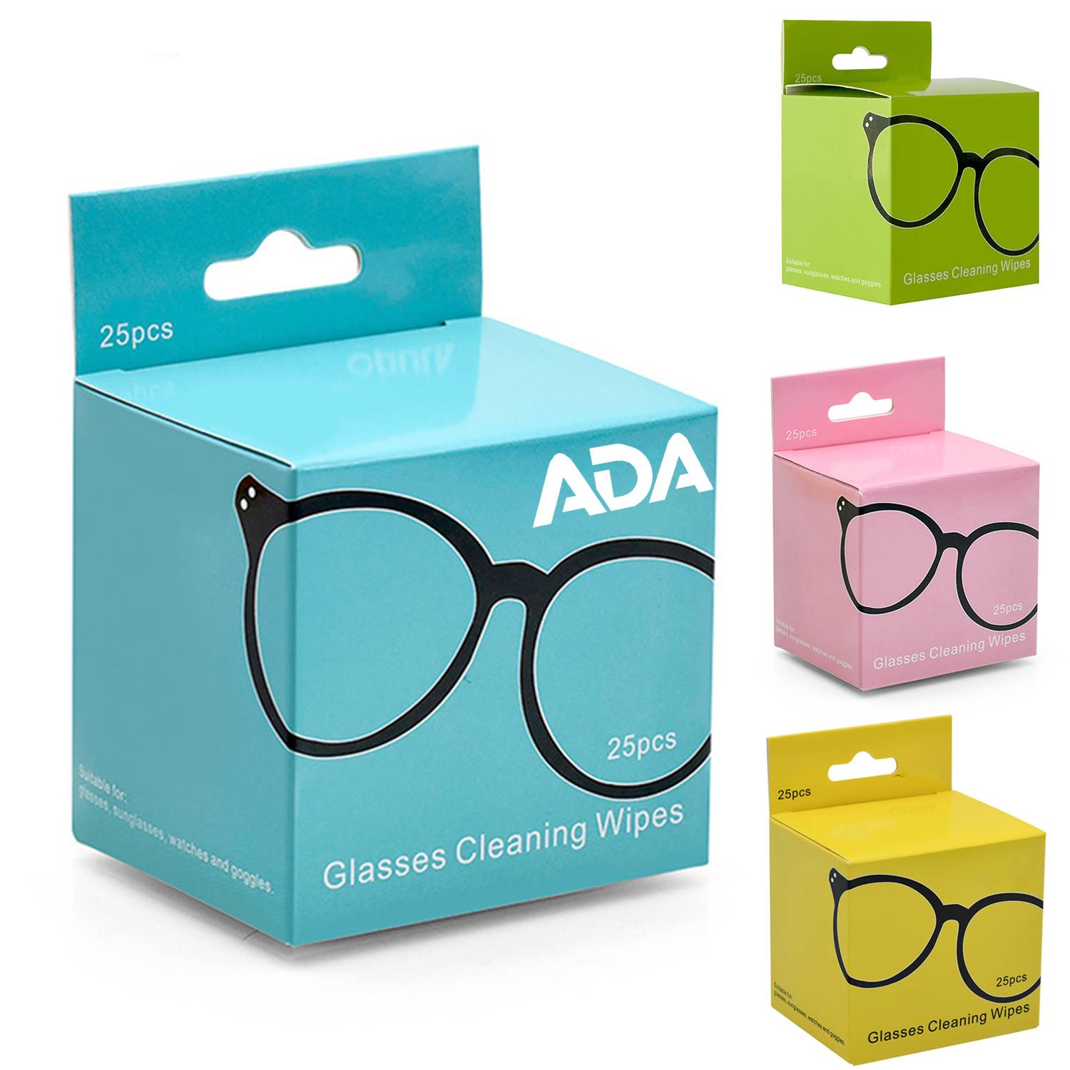 25 PCS Disposable Glasses Wipes 3