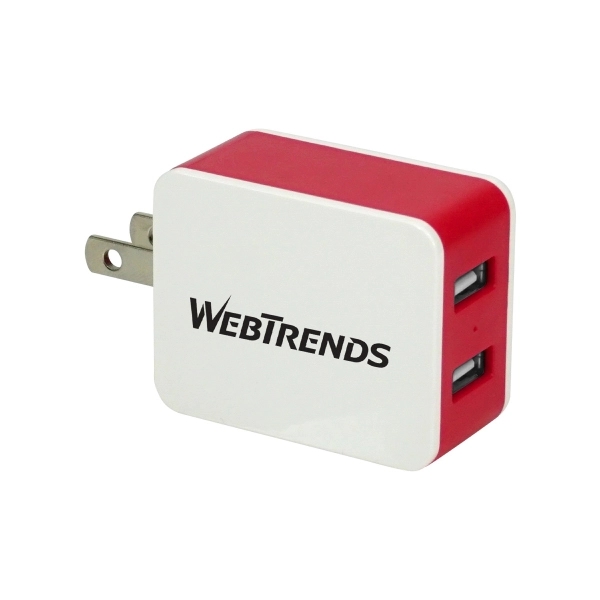 UL 2 Port USB Folding Wall Charger 13