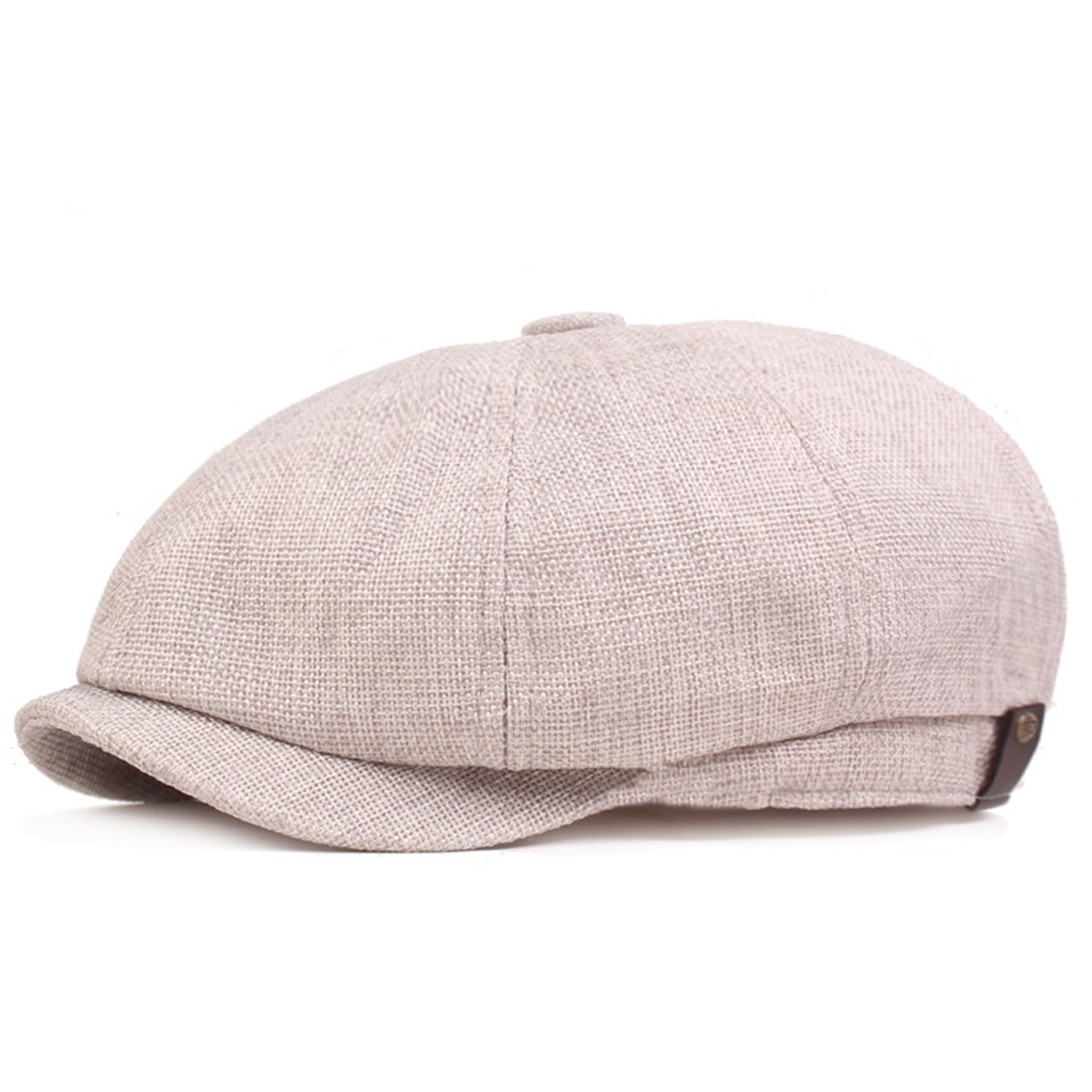 Men's Cotton and Linen Newsboy Cap 4