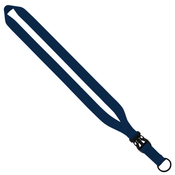 3/4" Polyester Lanyard with Slide Buckle Release & Split-Ring 37