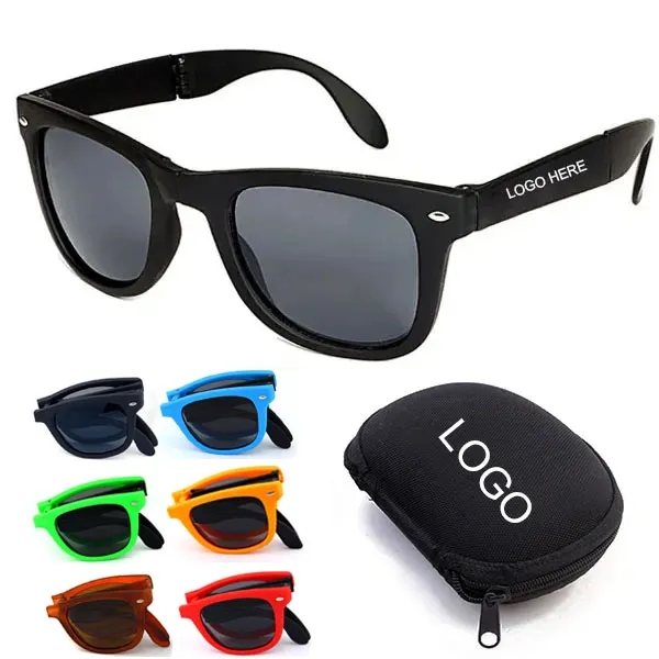 Compact Foldable Sunglasses With Case 6