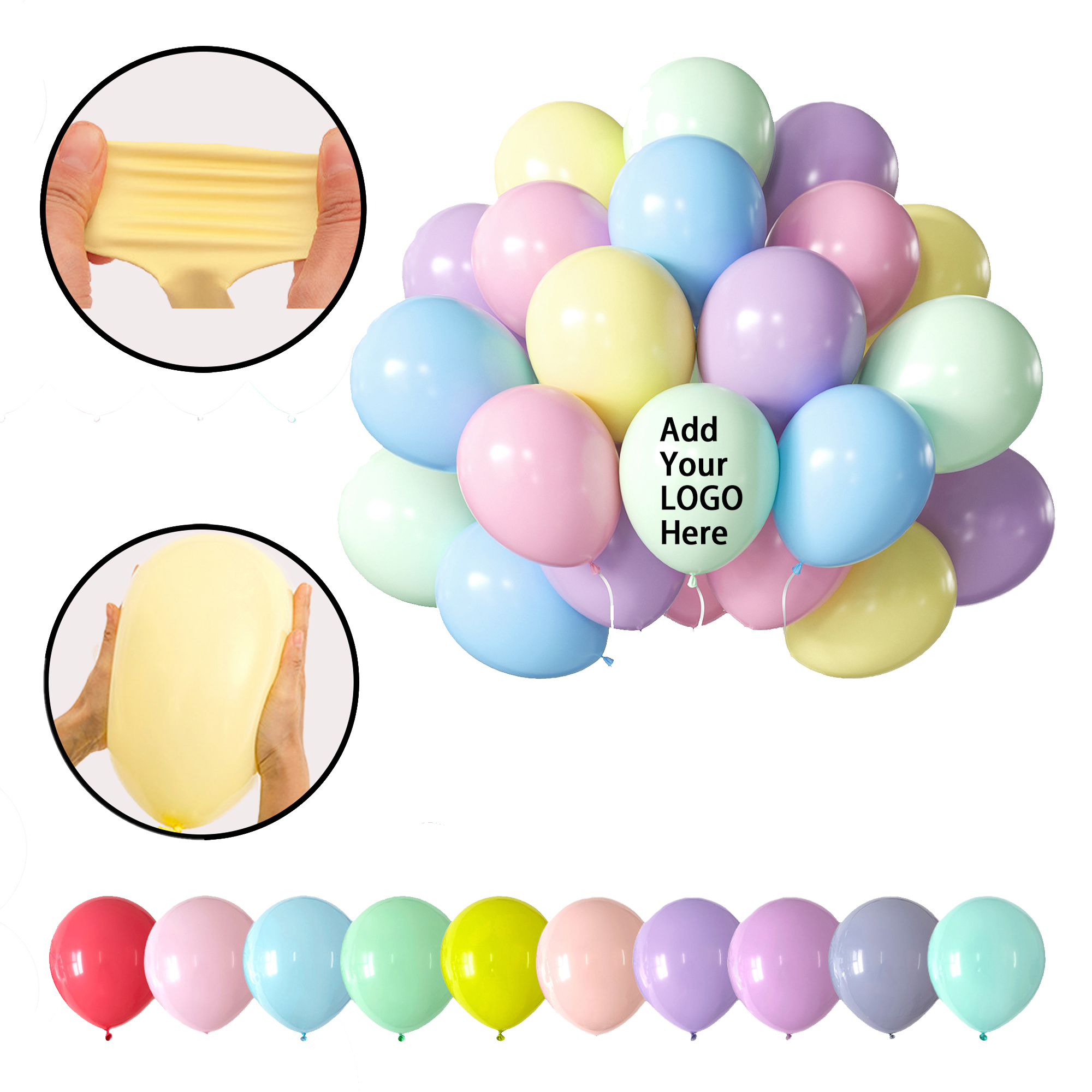 Holiday Decor Macaron Thickened Balloons 2