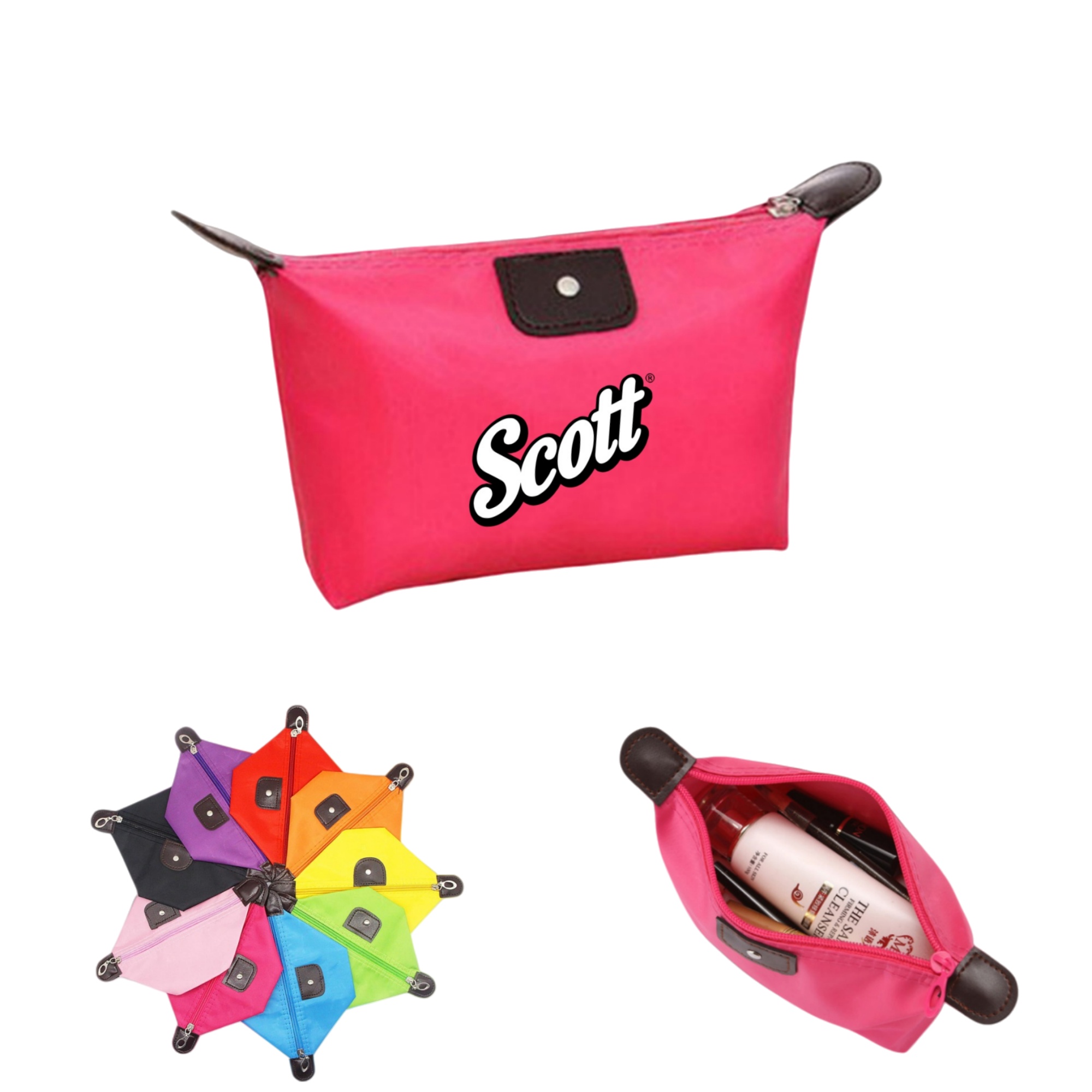 Travel Makeup Pouch Cosmetic Bag 5