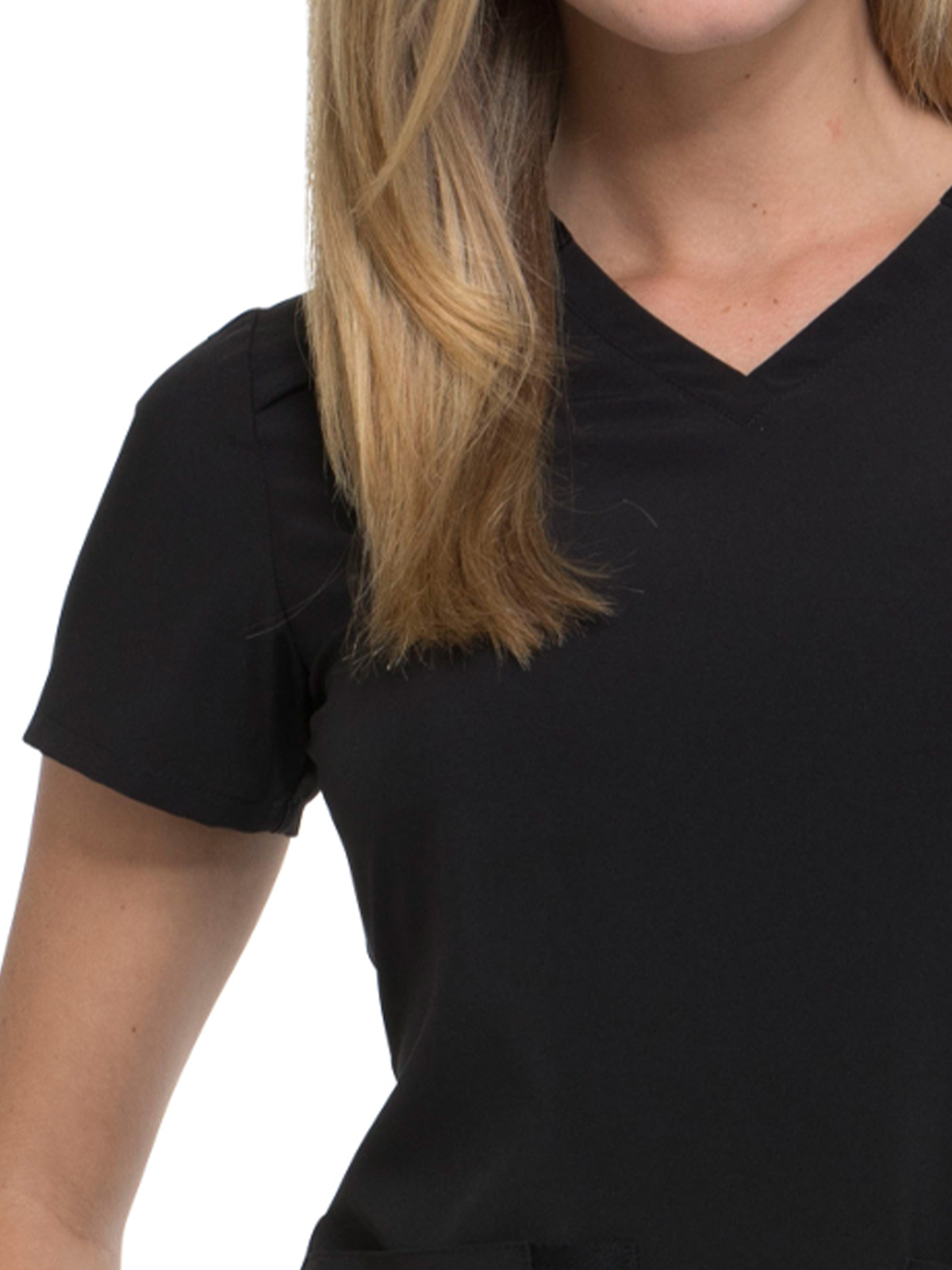 Dickies Medical - EDS Essentials - Women's 2-Pocket Contemporary V-Neck Top 50