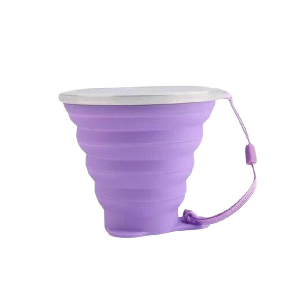 9.15 Oz Ultra-thin Silicone Folding Traveling Cup 4