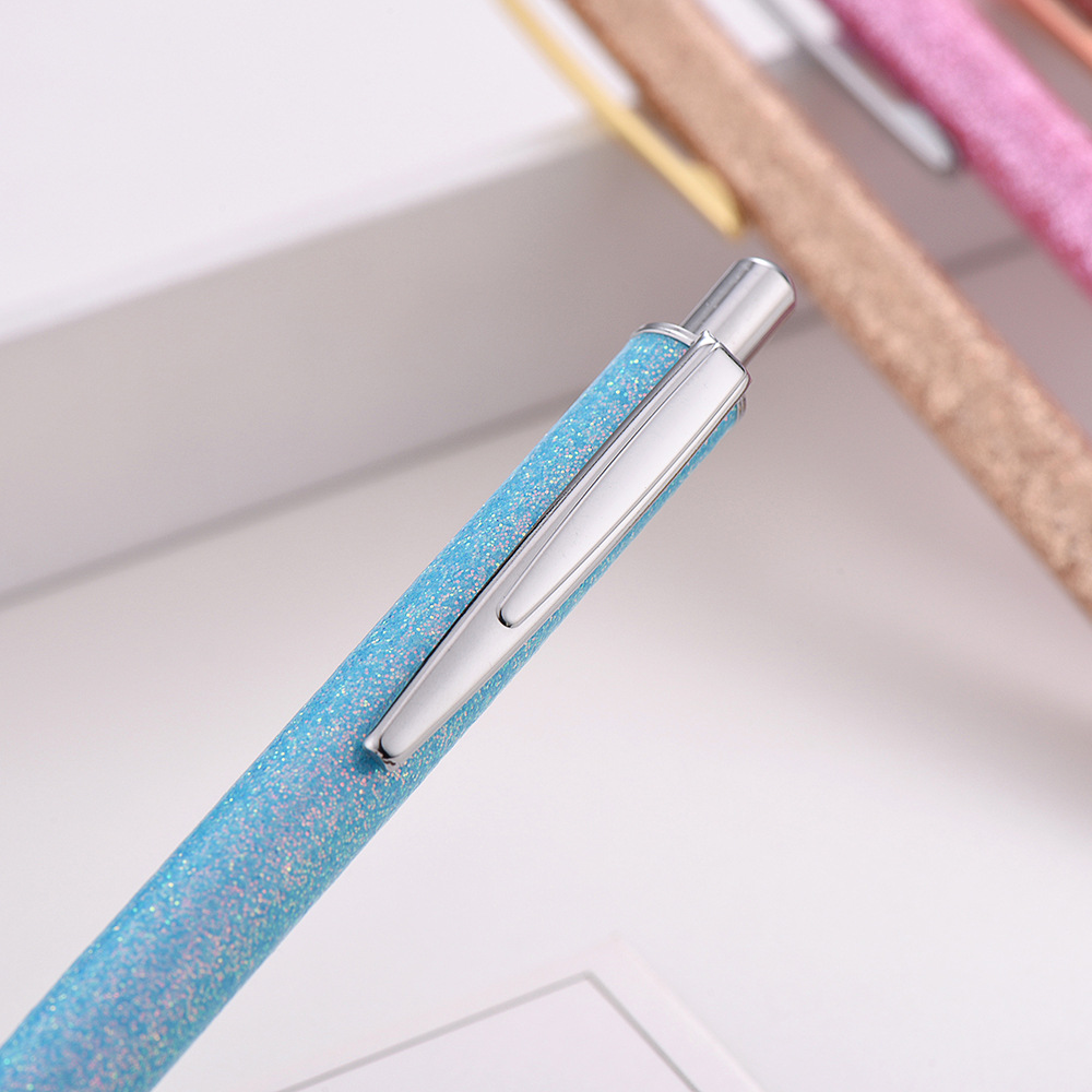 Metallic Yarn Glitter Ballpoint Pen 3