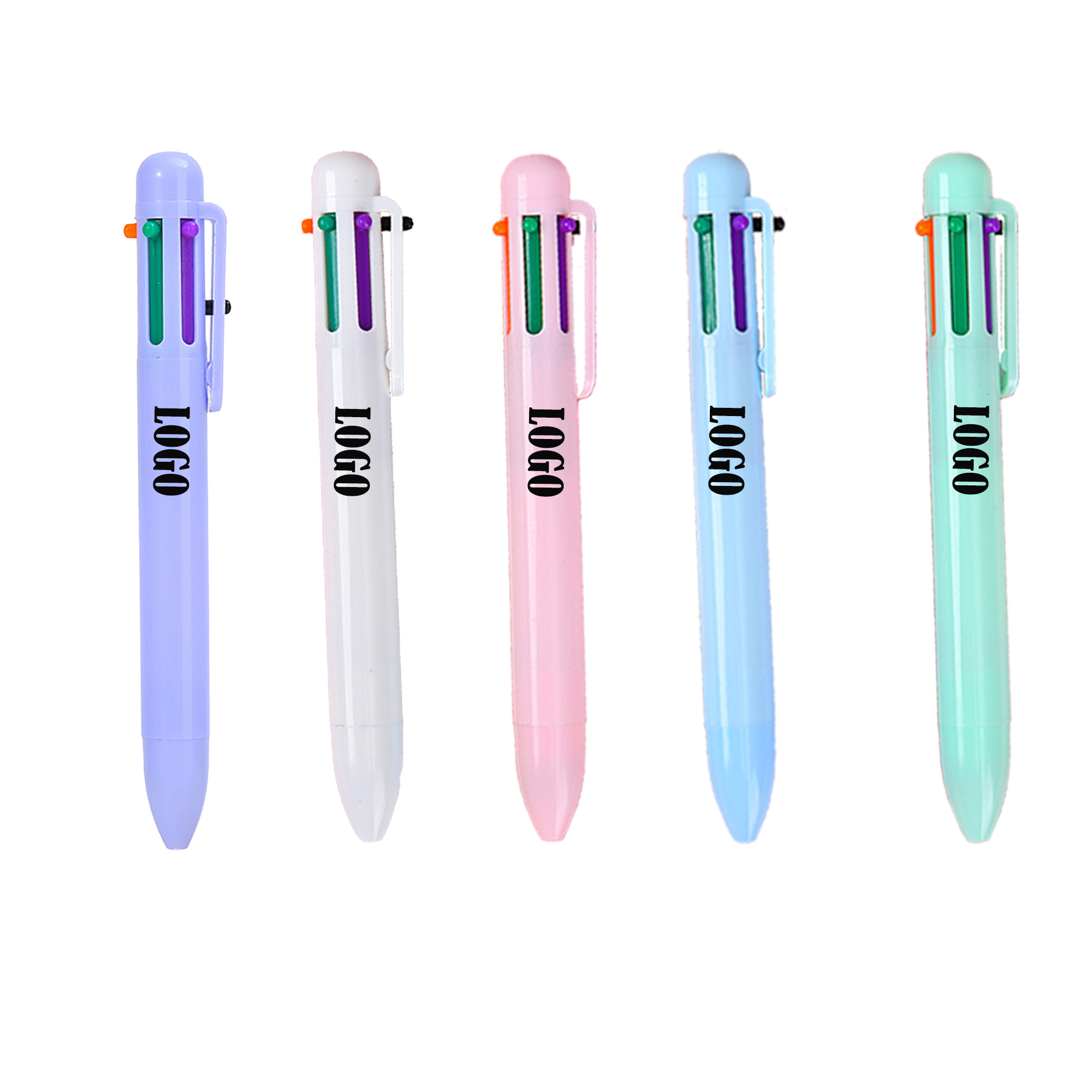 6-in-1 Compact Retractable Color Pen MOQ50 3