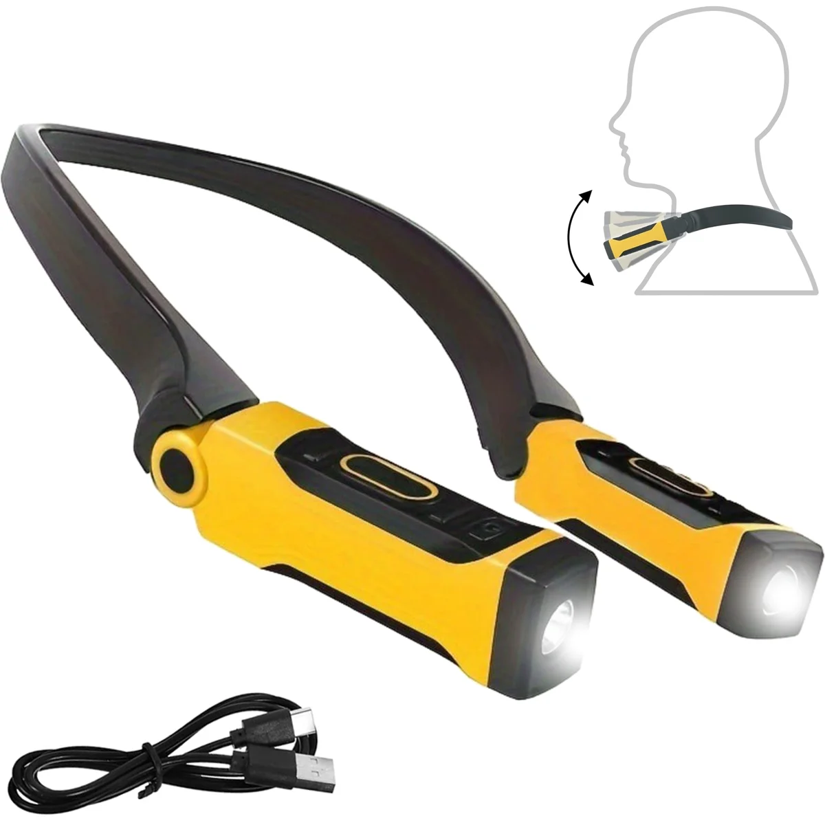 Rechargeable Neck Reading Light 2