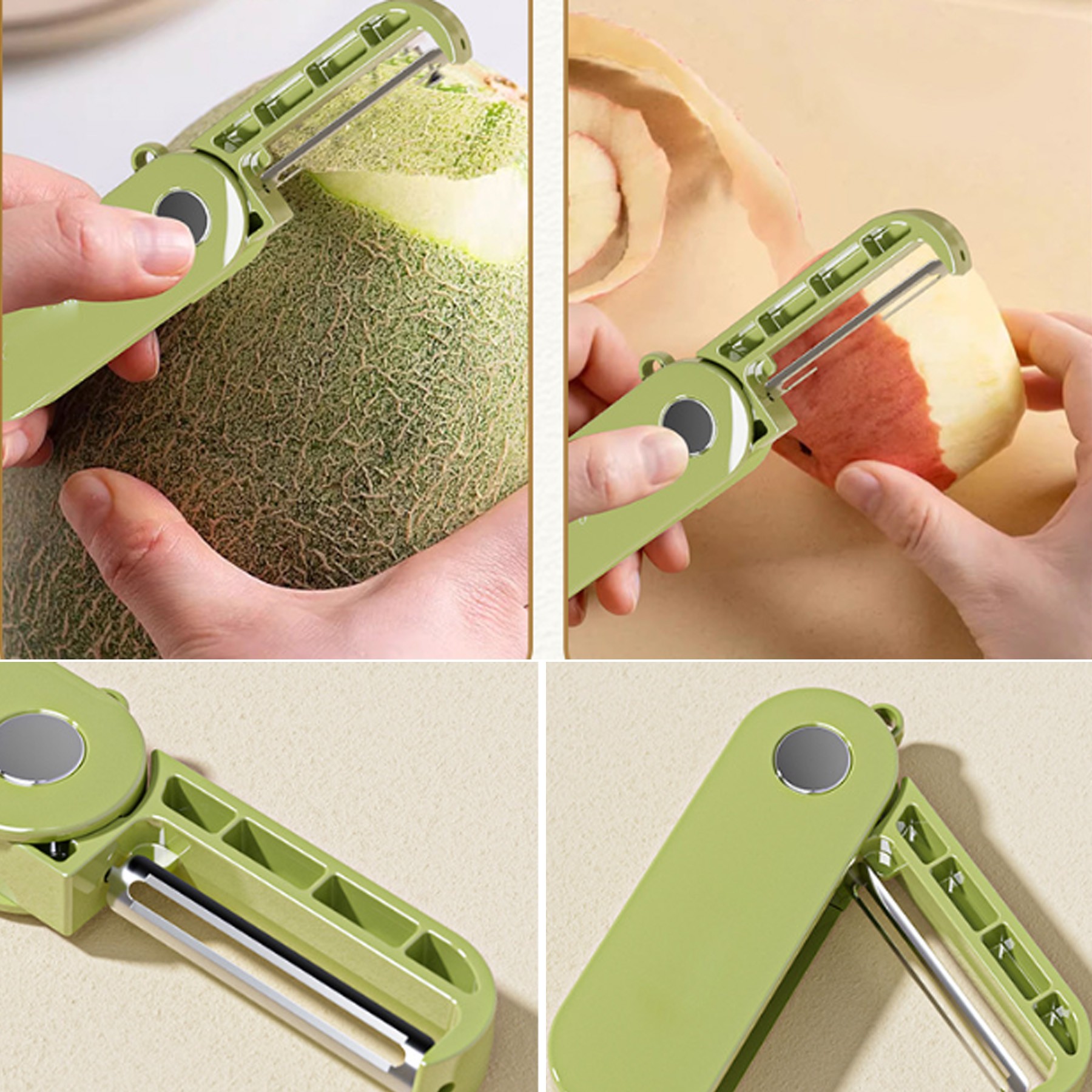 Foldable Stainless Steel Fruit Peeler 5