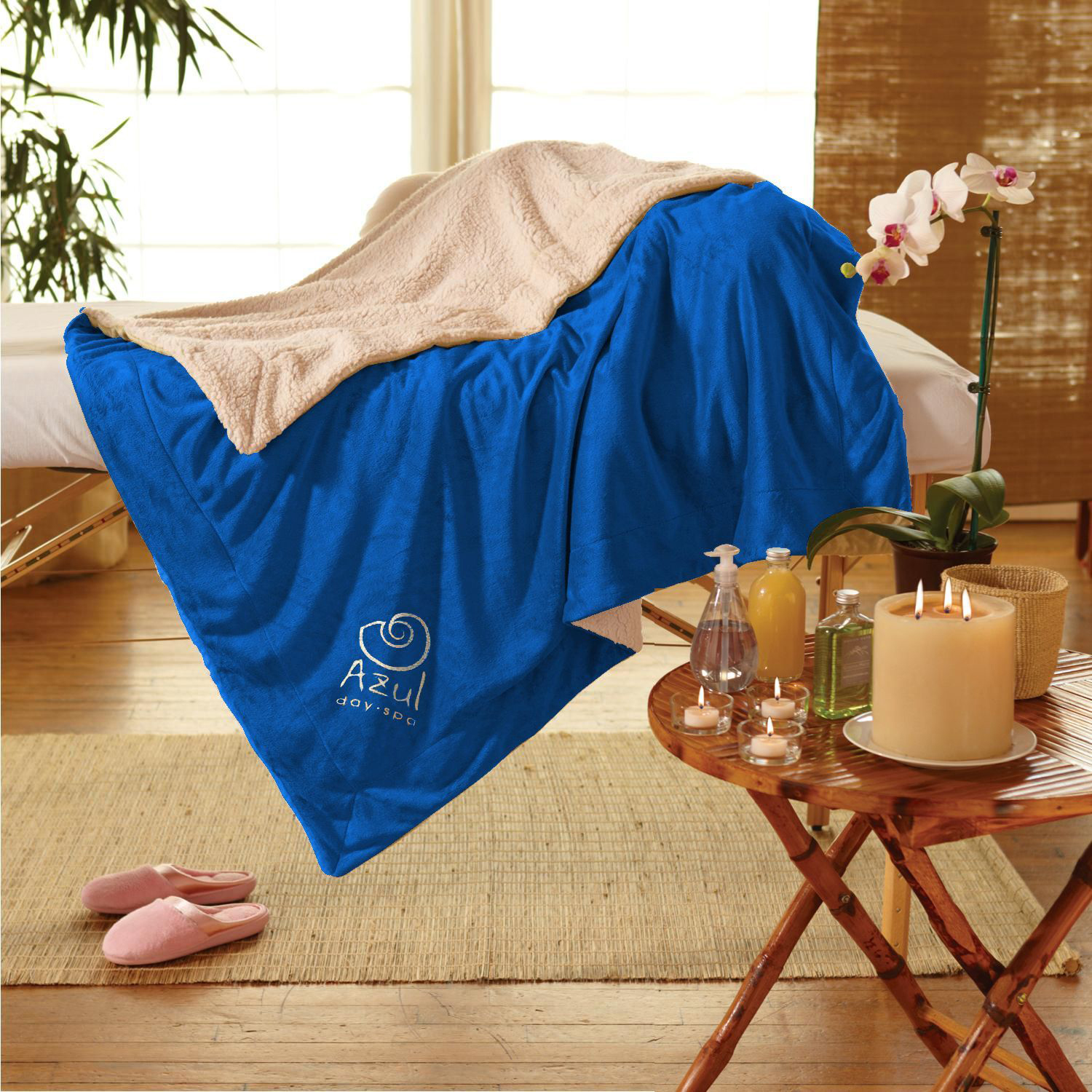 Micro Mink Sherpa Blanket 54