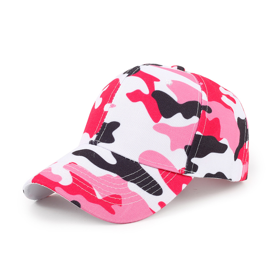 Stock Camo Polyester 6-Panel Baseball Cap 4
