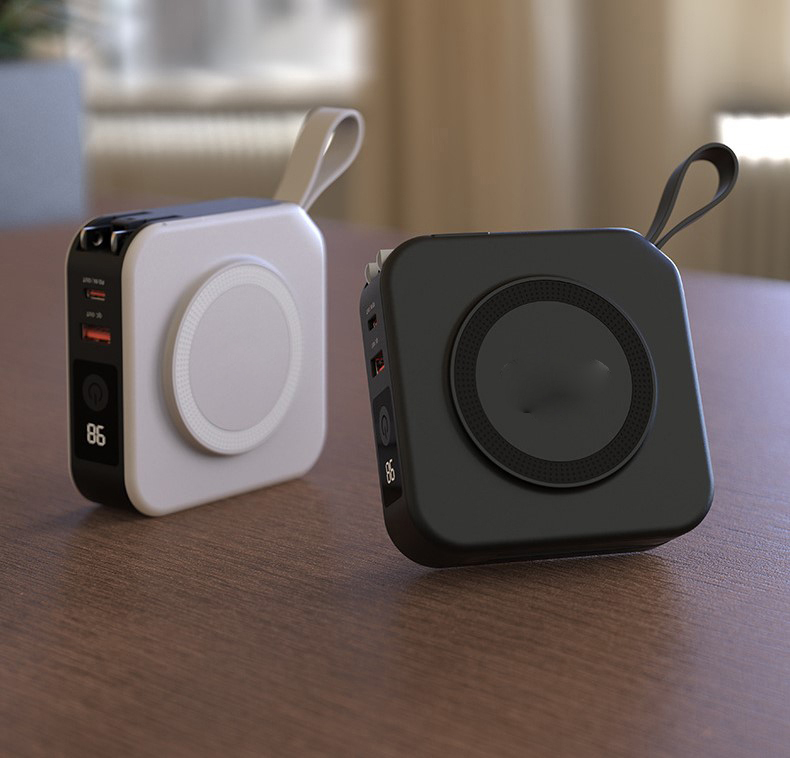 PD 22.5W Fast Charger 10000mAh MagSafe Wireless Power Bank with AU/EU/UK/US Adapters 5