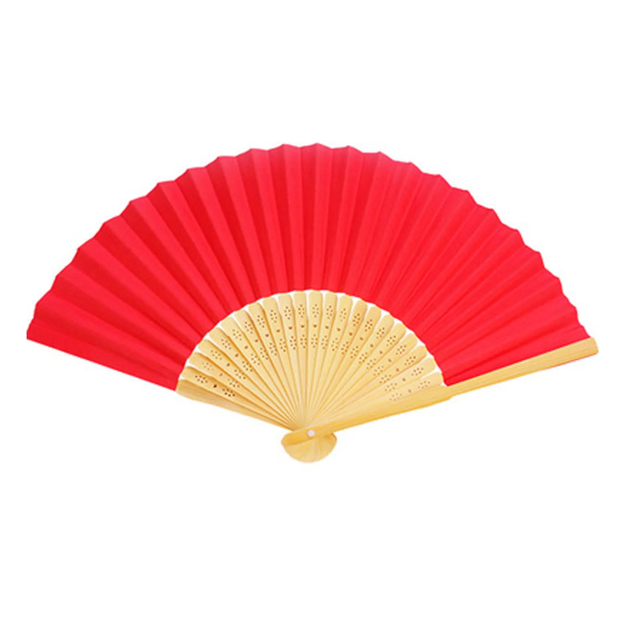 Bamboo Hand Held Folding Fan 9