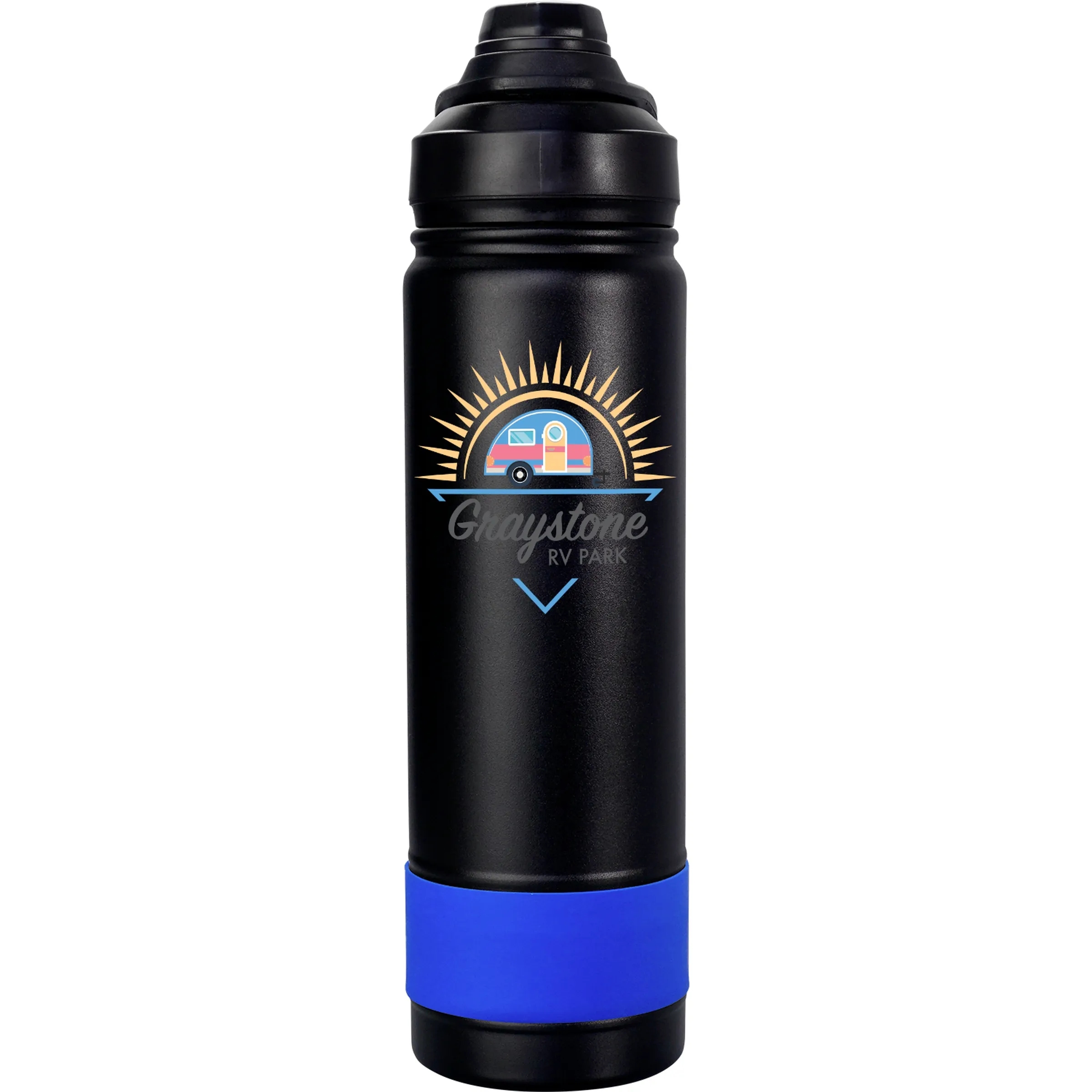 Sip Top 24 oz. Colorful Banded Bottle 15