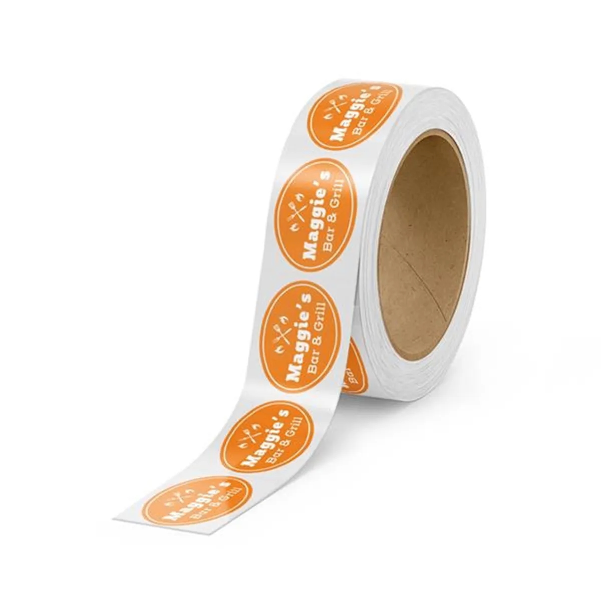 Oval Roll Label 2