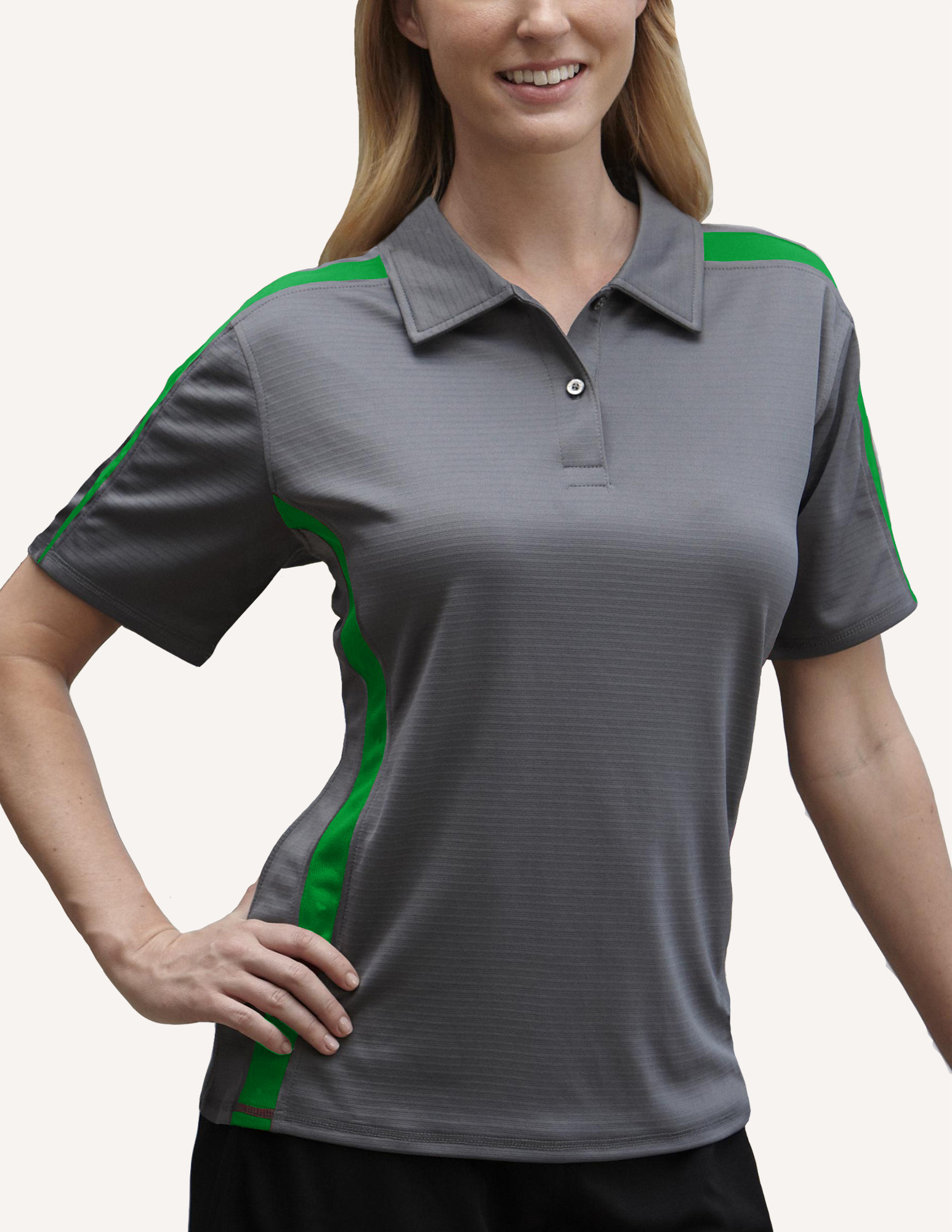 Ladies' Titan Ottoman - Color Block Polo Shirt 2