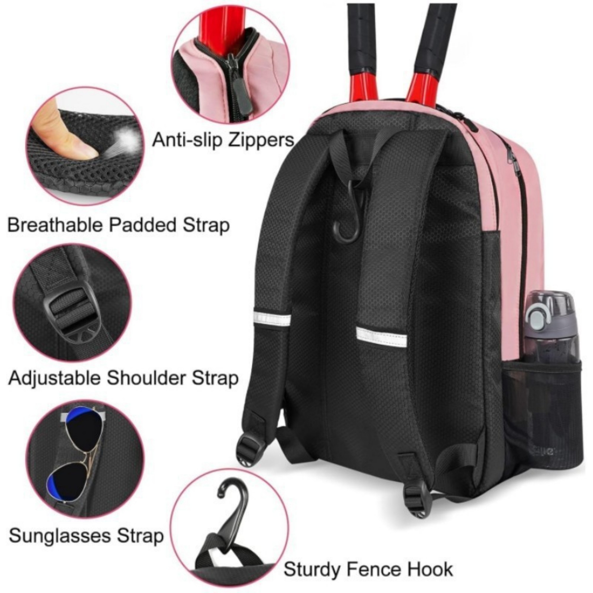 Tennis Backpack With Shoe Compartment 10