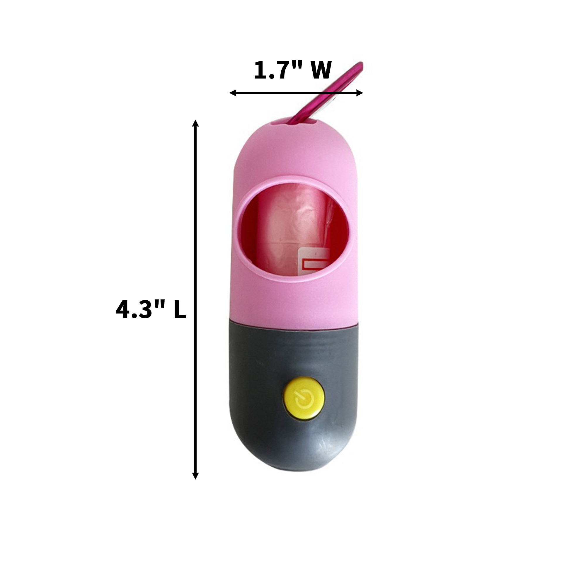 Pet Waste Roll Holder With Built In Flashlight 8
