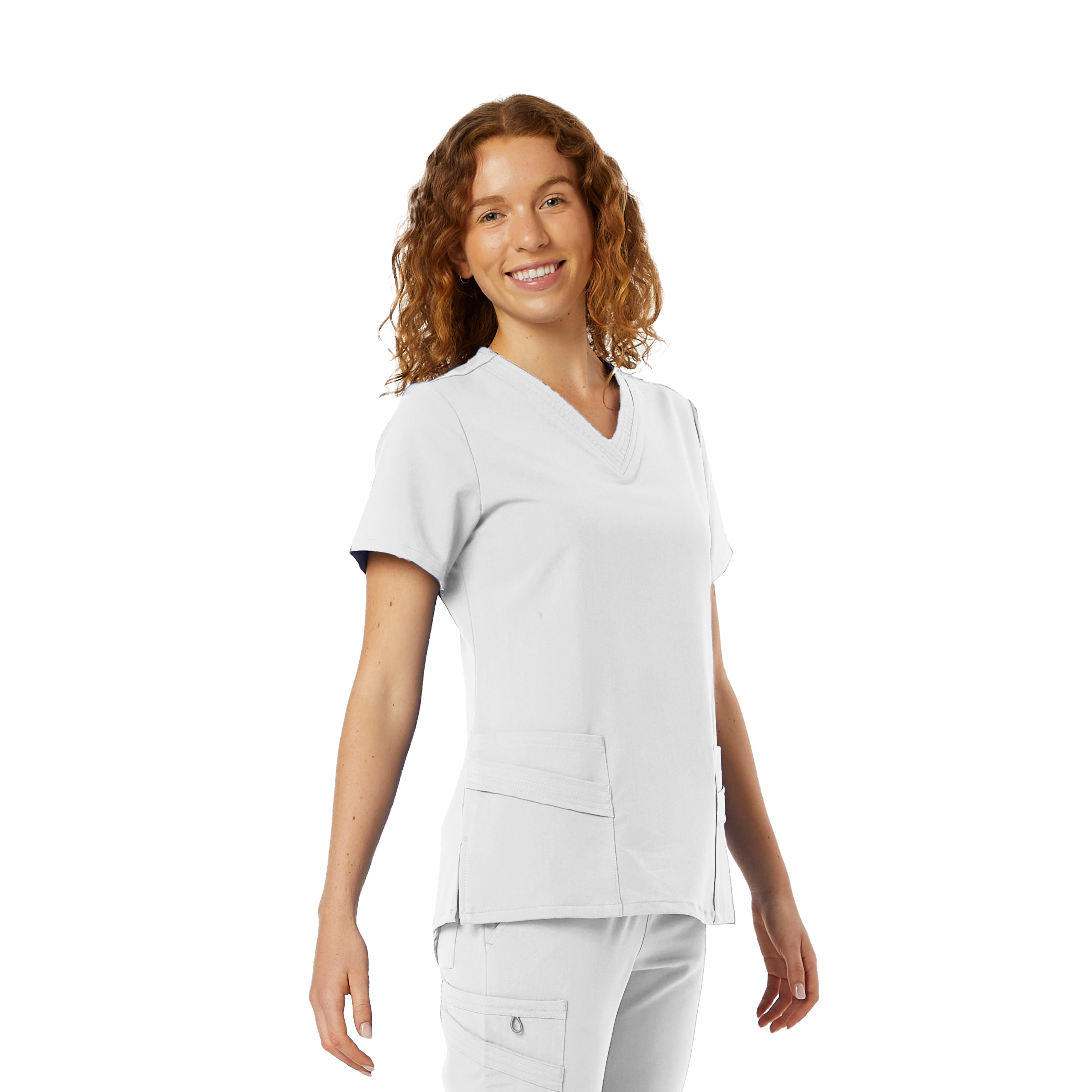 Womens WYND Multi-Pocket Scrub Top 7