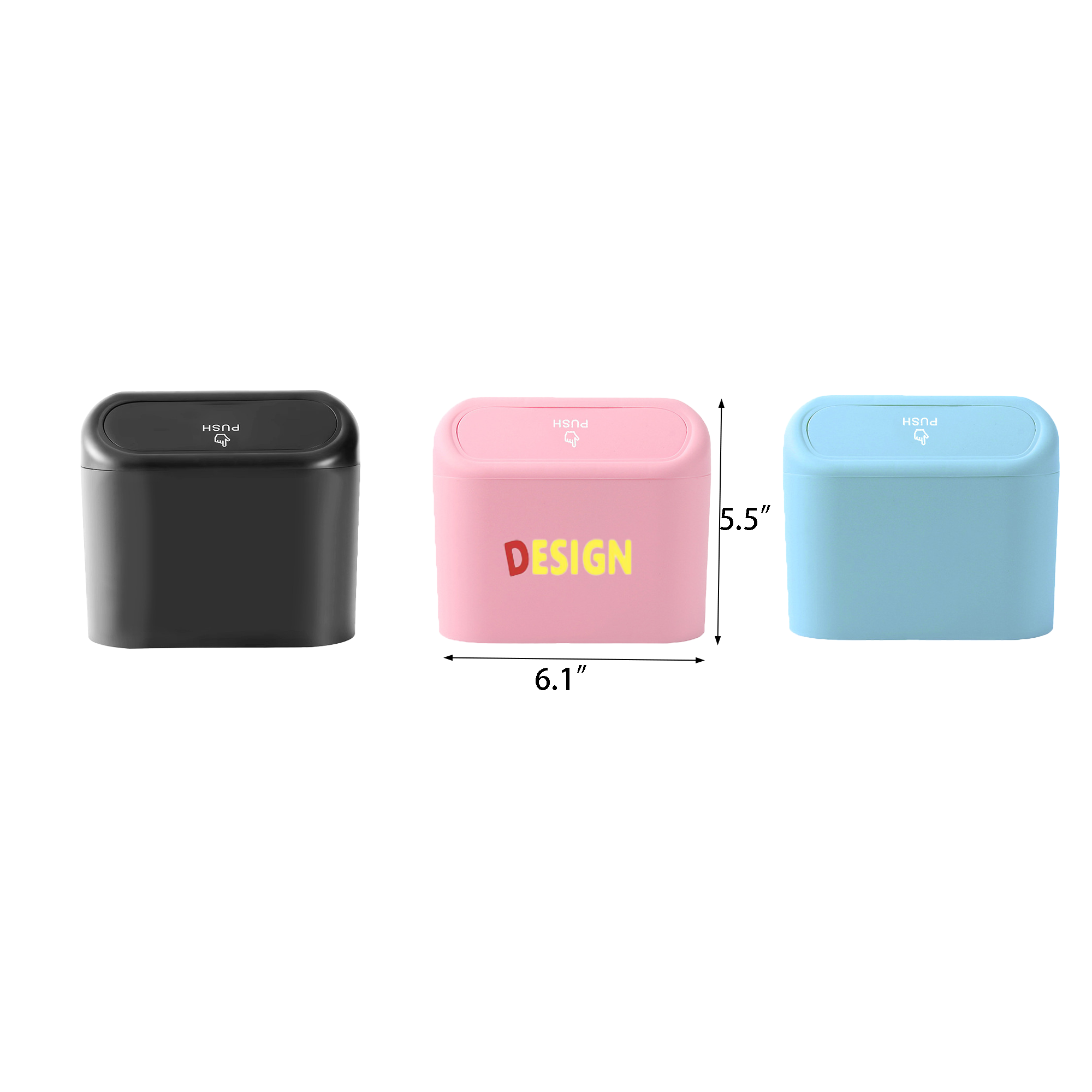 Car Side-Mounted Mini Trash Can 2