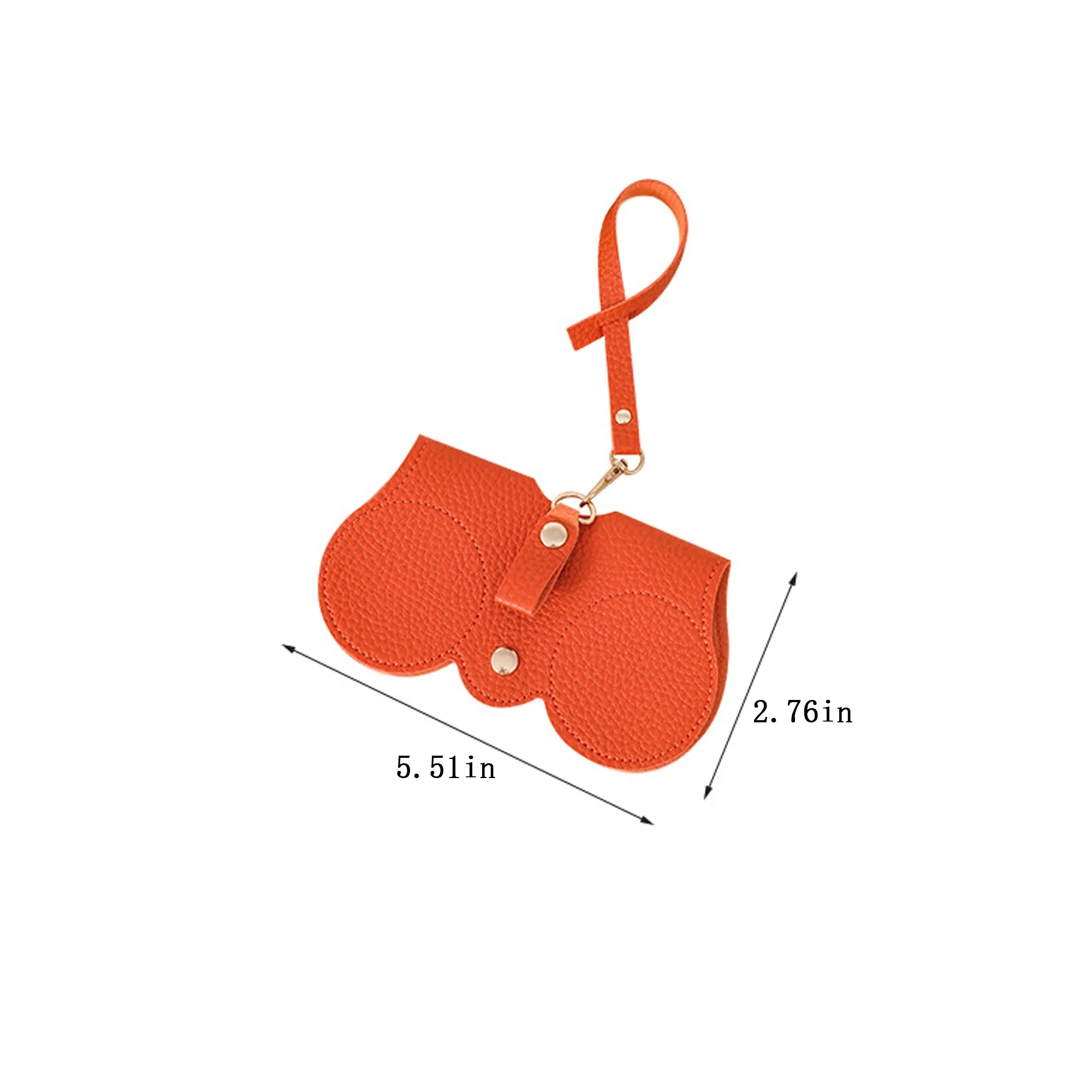 Custom Logo Portable Eyewear Sunglasses Leather Pouch 5