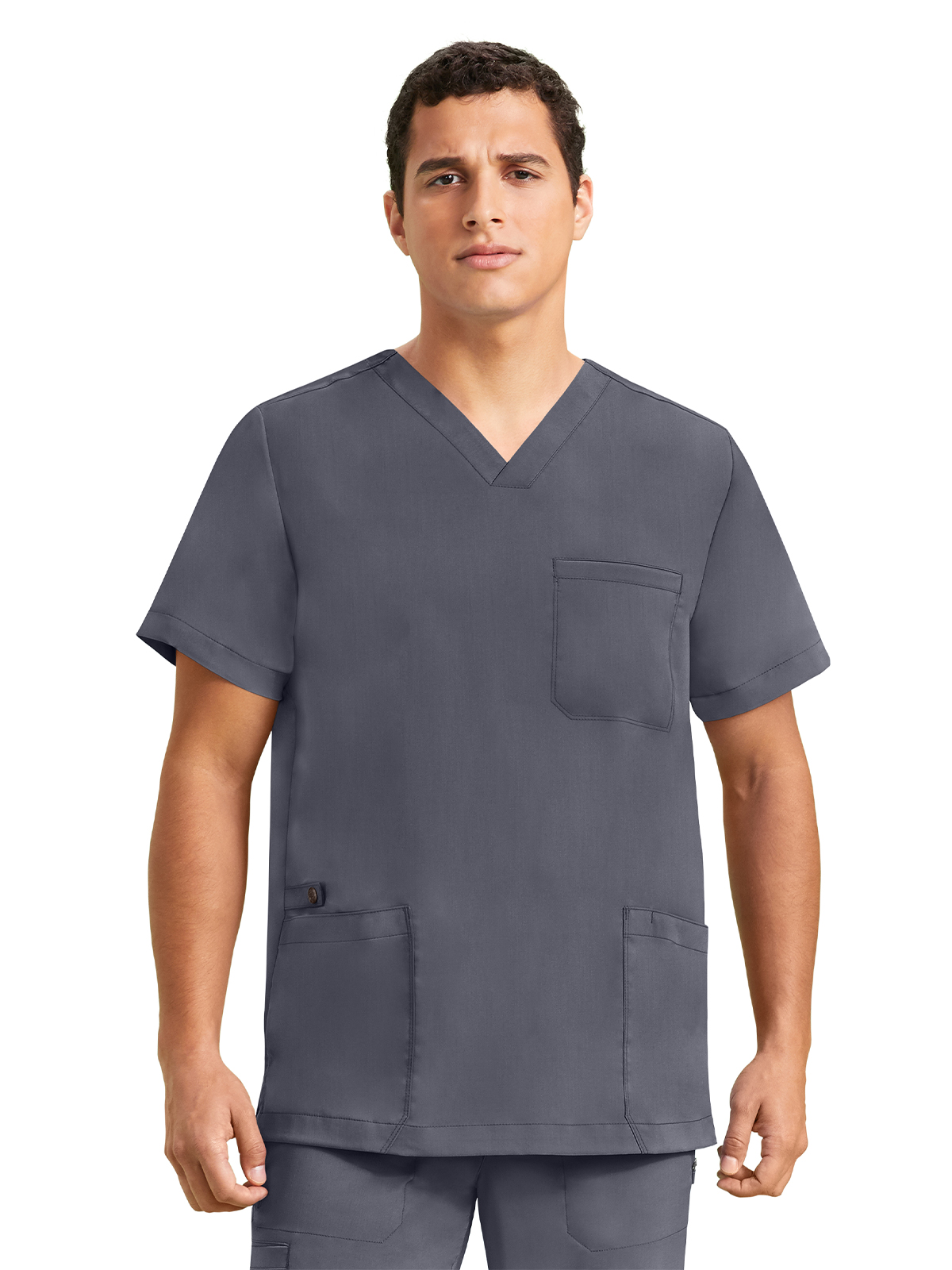 Healing Hands - HH Purple Label - Men's 3-Pocket Jake Utility Snap Tab Top 8