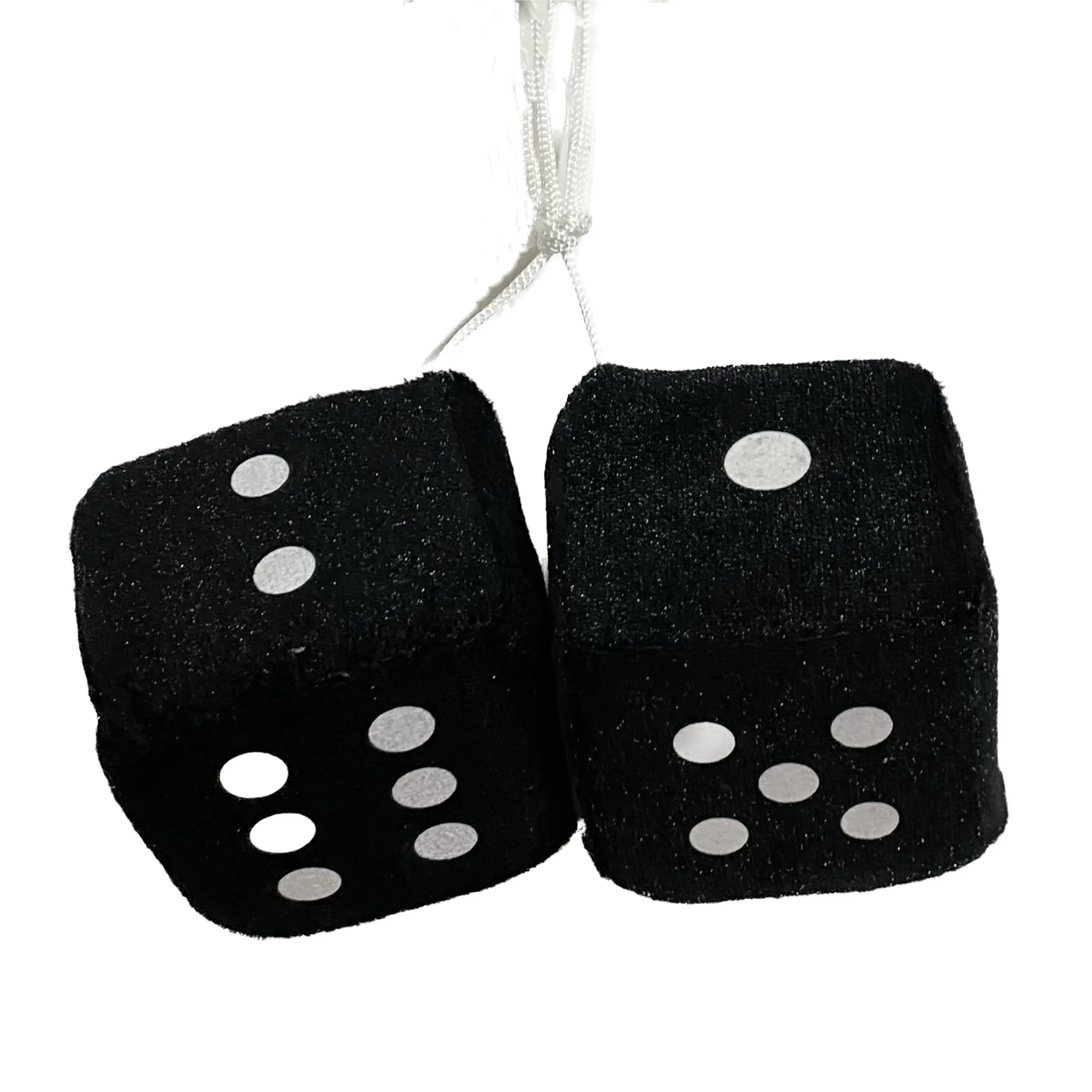 Pair of Plush Dice Car Pendant 6