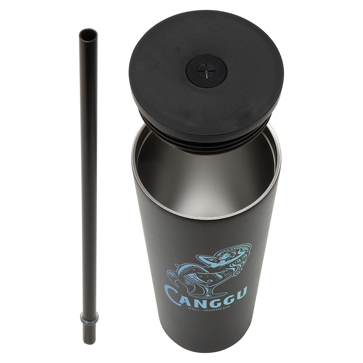 Bradford 24 oz Vacuum Insulated Stainless Steel Tumbler with Straw 28
