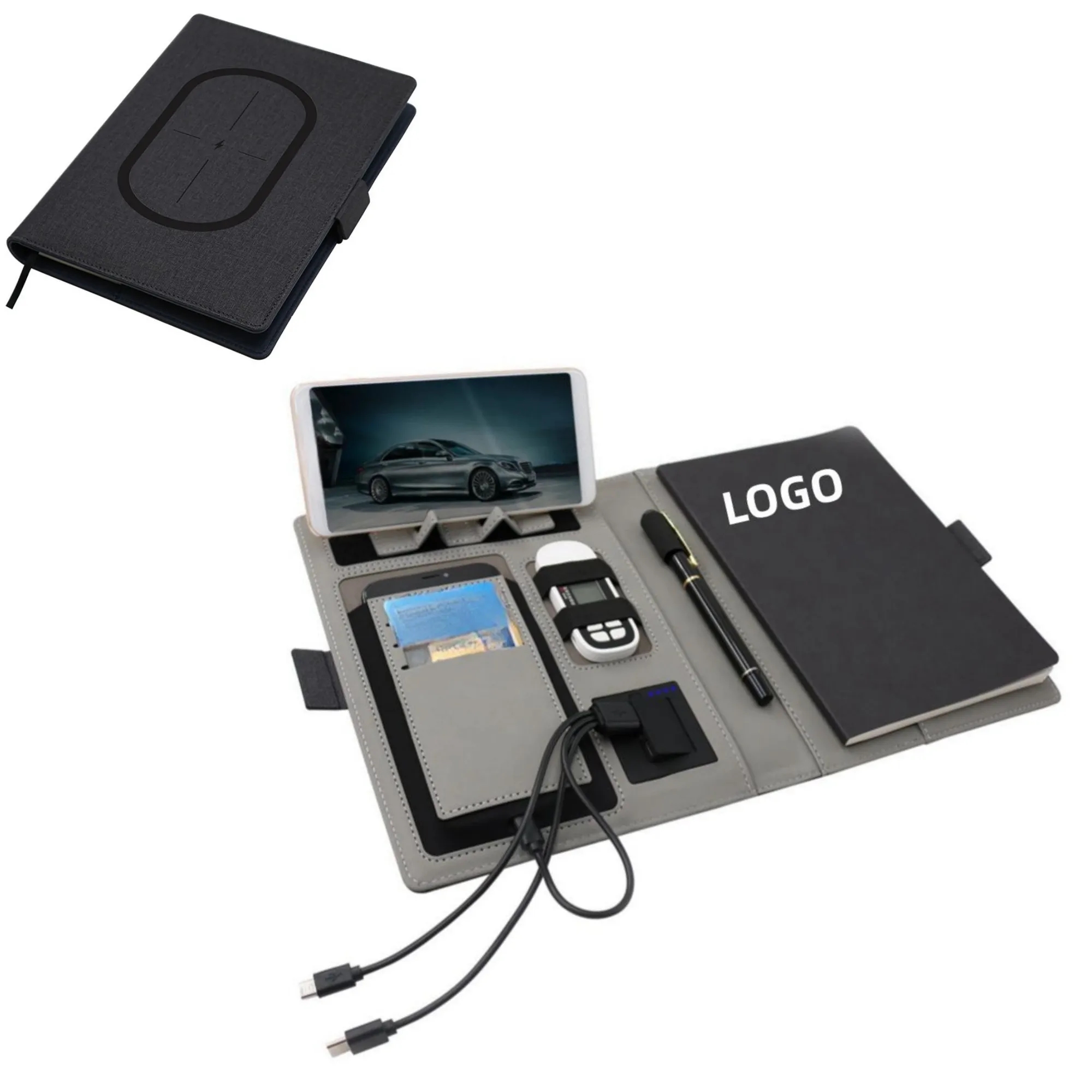 A5 Multifunctional Wireless 8000mAh Charging Notepad 1