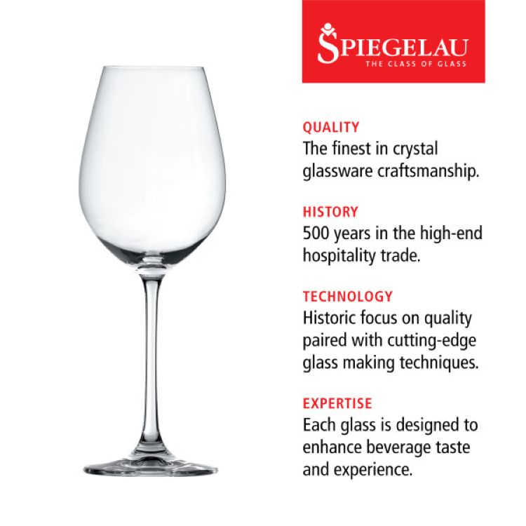 Spiegelau Salute 16.4 oz White Wine Glass, set of 4 2