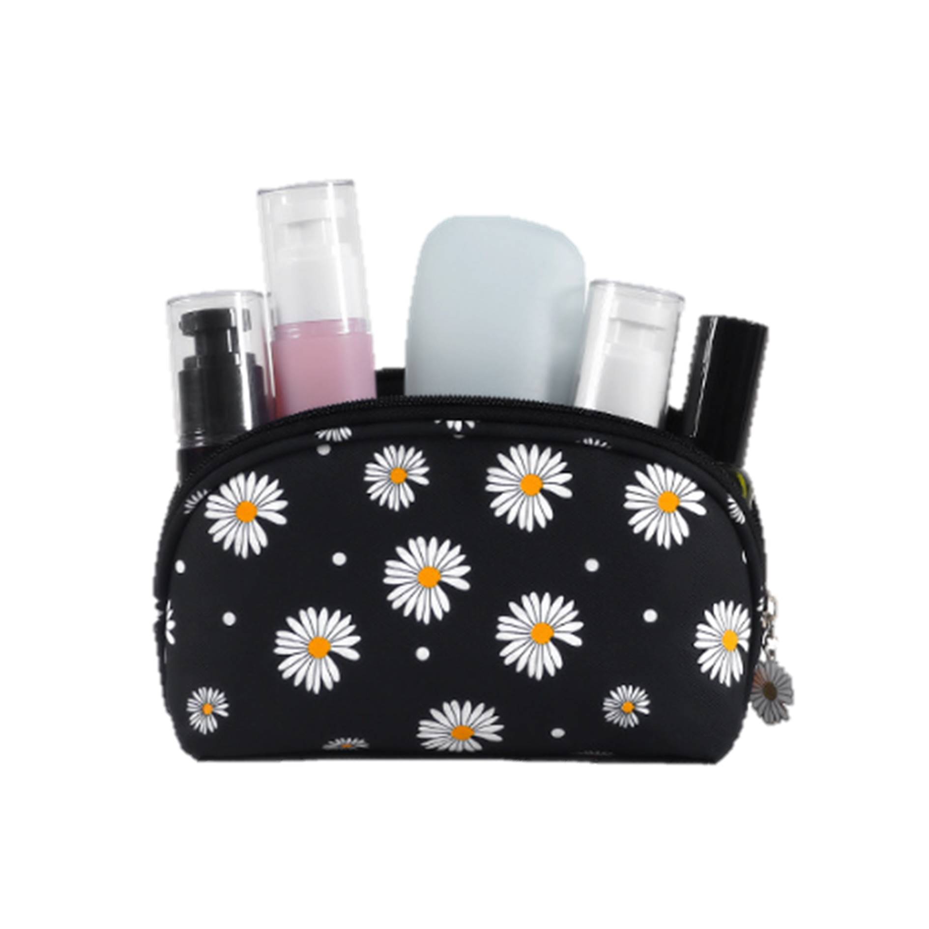 Daisy Patterned Handheld Cosmetic Bag 4