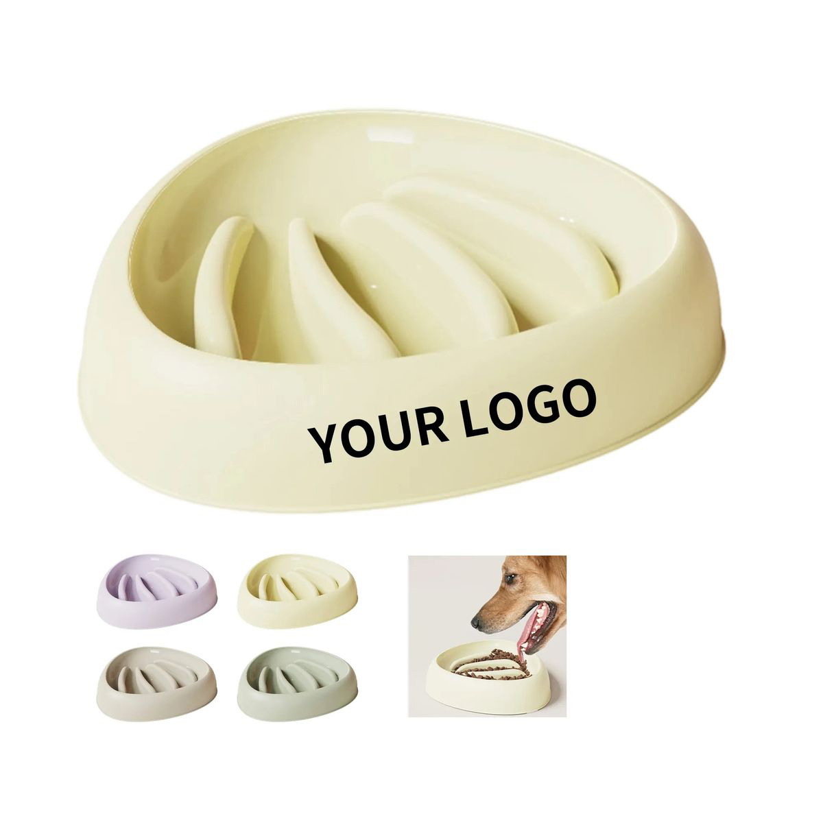Plastic Pet Bowl with Lightweight and Easy Clean Body 2
