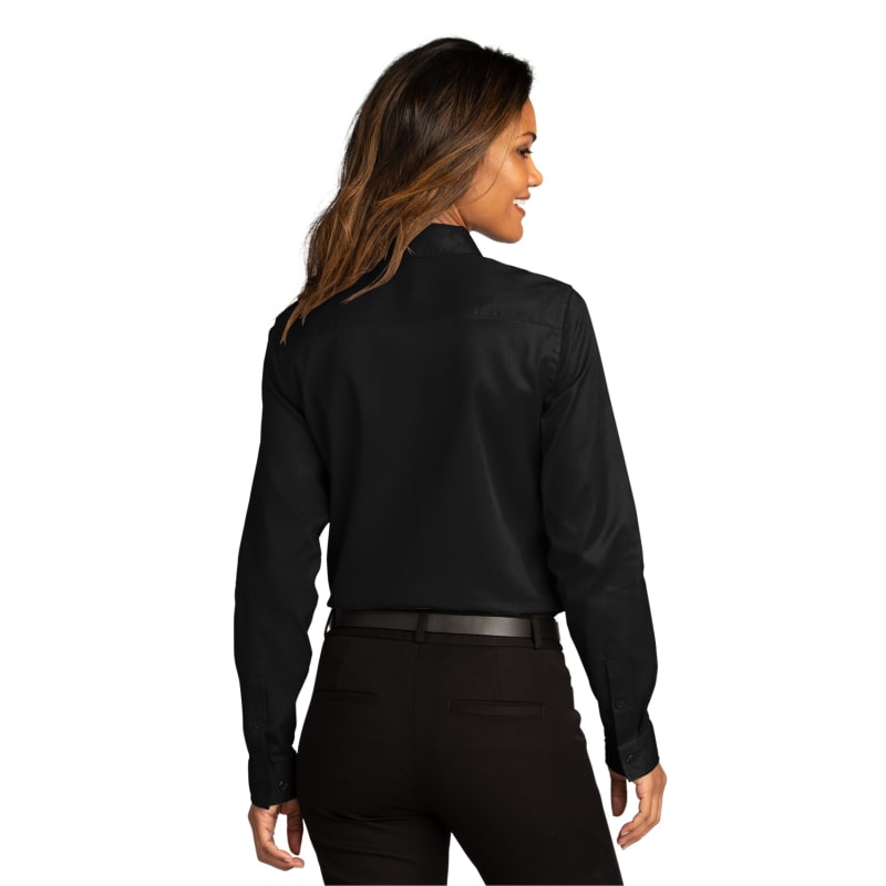 Port Authority Ladies Long Sleeve SuperPro React Twill Shirt. 16